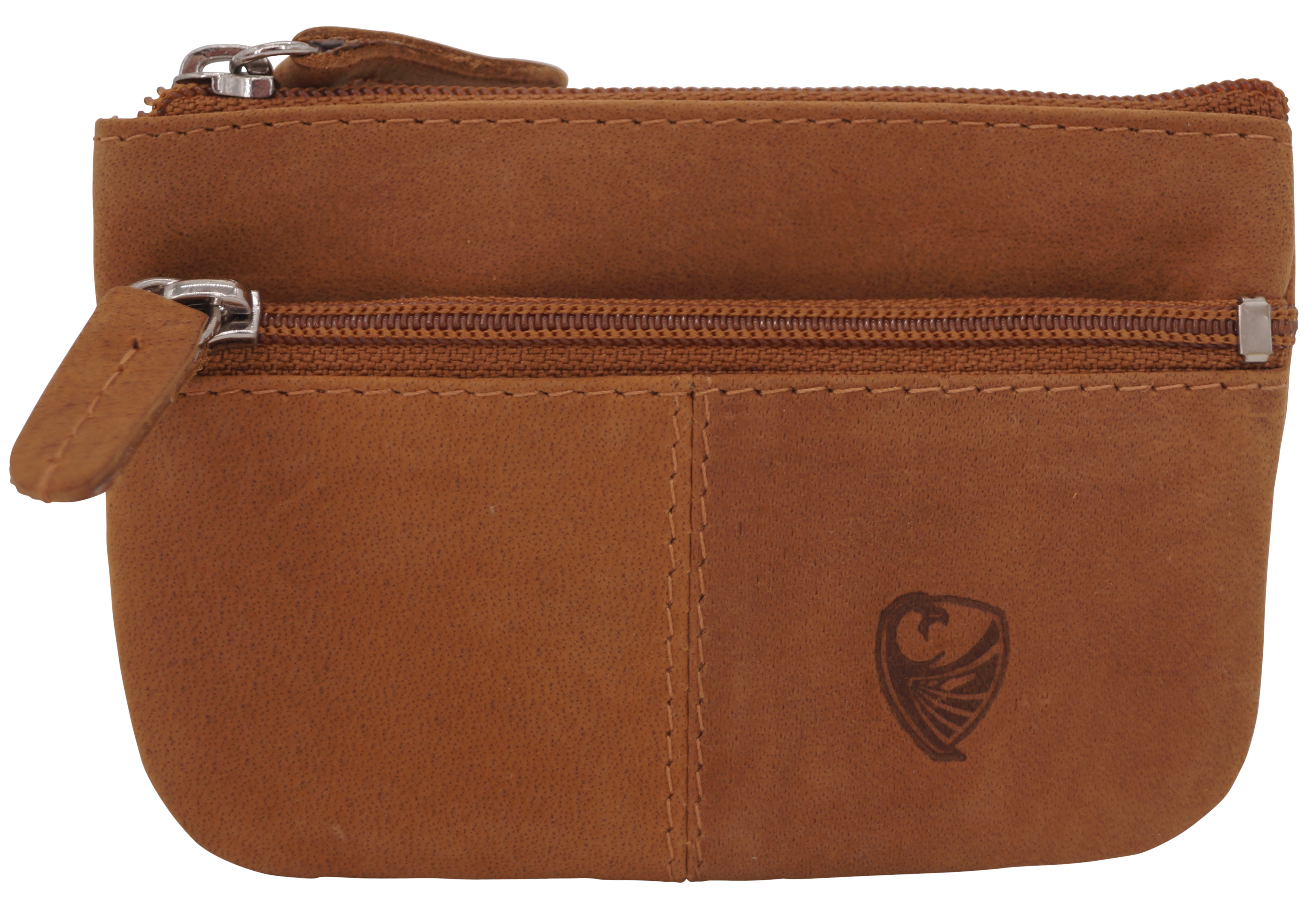 GERMANUS Schlüsselmäppchen Hellbraun