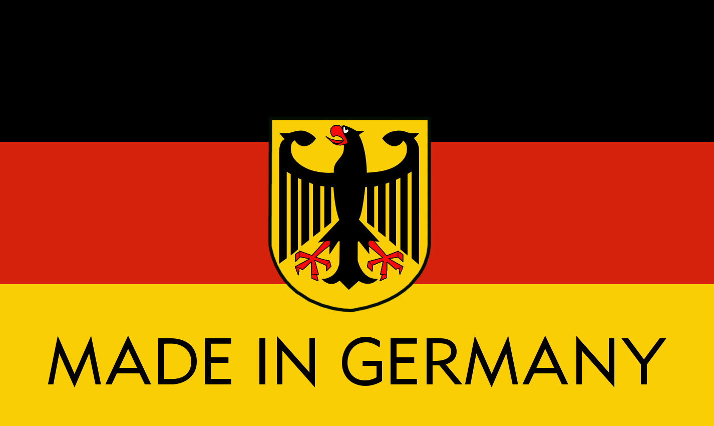 GERMANUS Visitenkartenetui - Deutsche Handarbeit, Made in Germany, Silber Venetia