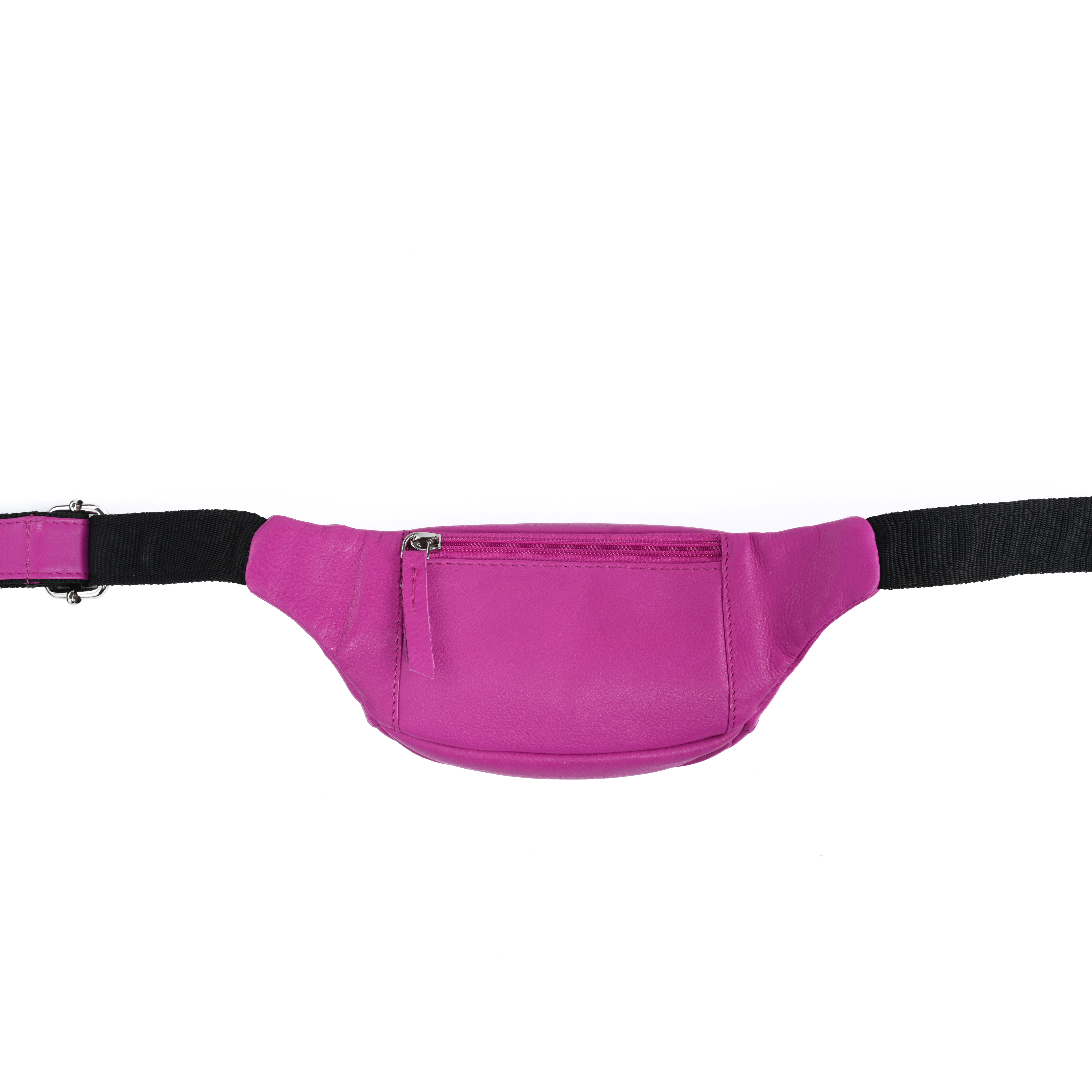 GERMANUS Gürteltasche Rebecca Crossbody Bag, Bum Bag, Bauchtasche, Umhängetasche, Tasche Leder Rosa Pink