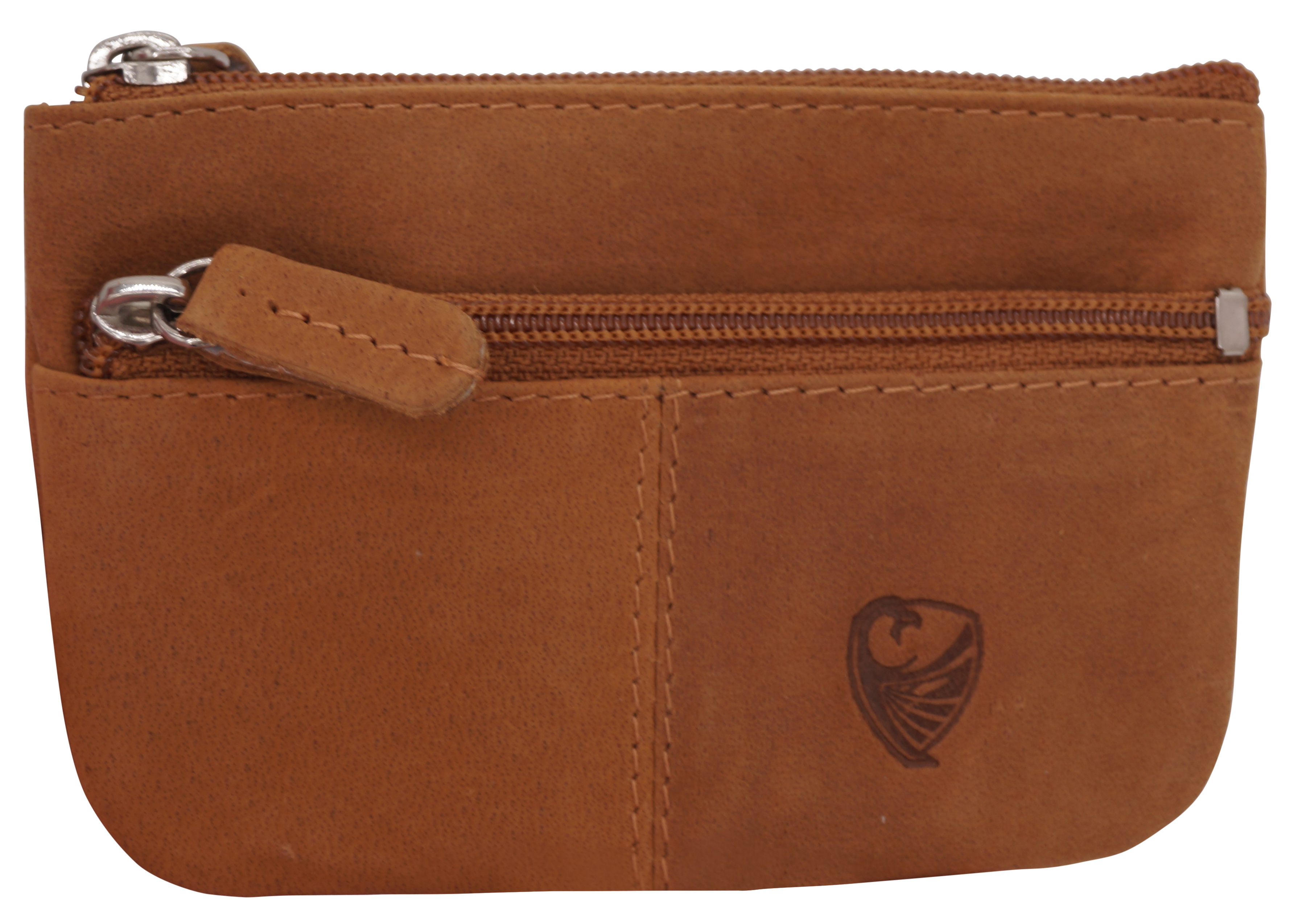 GERMANUS Schlüsselmäppchen Hellbraun