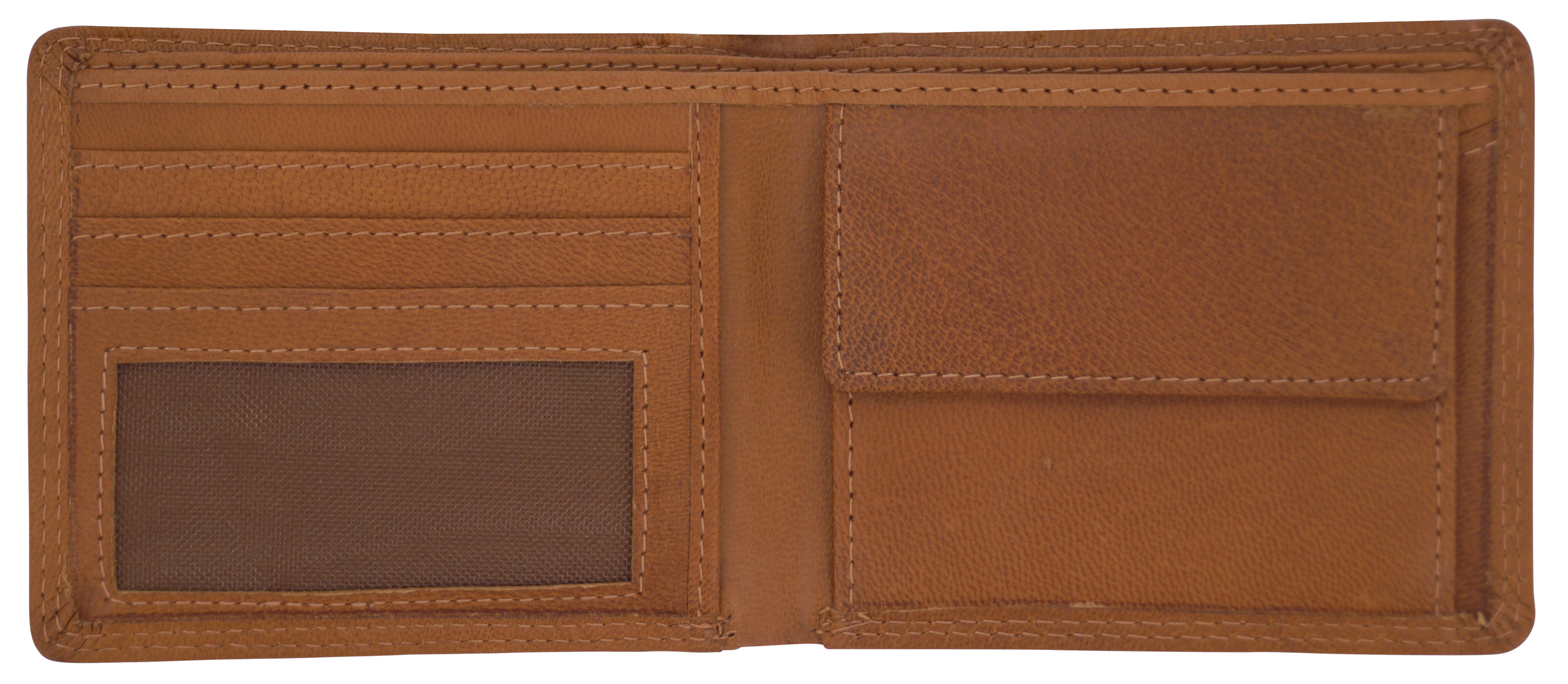 GERMANUS Geldbörse aus Leder, Max, braun