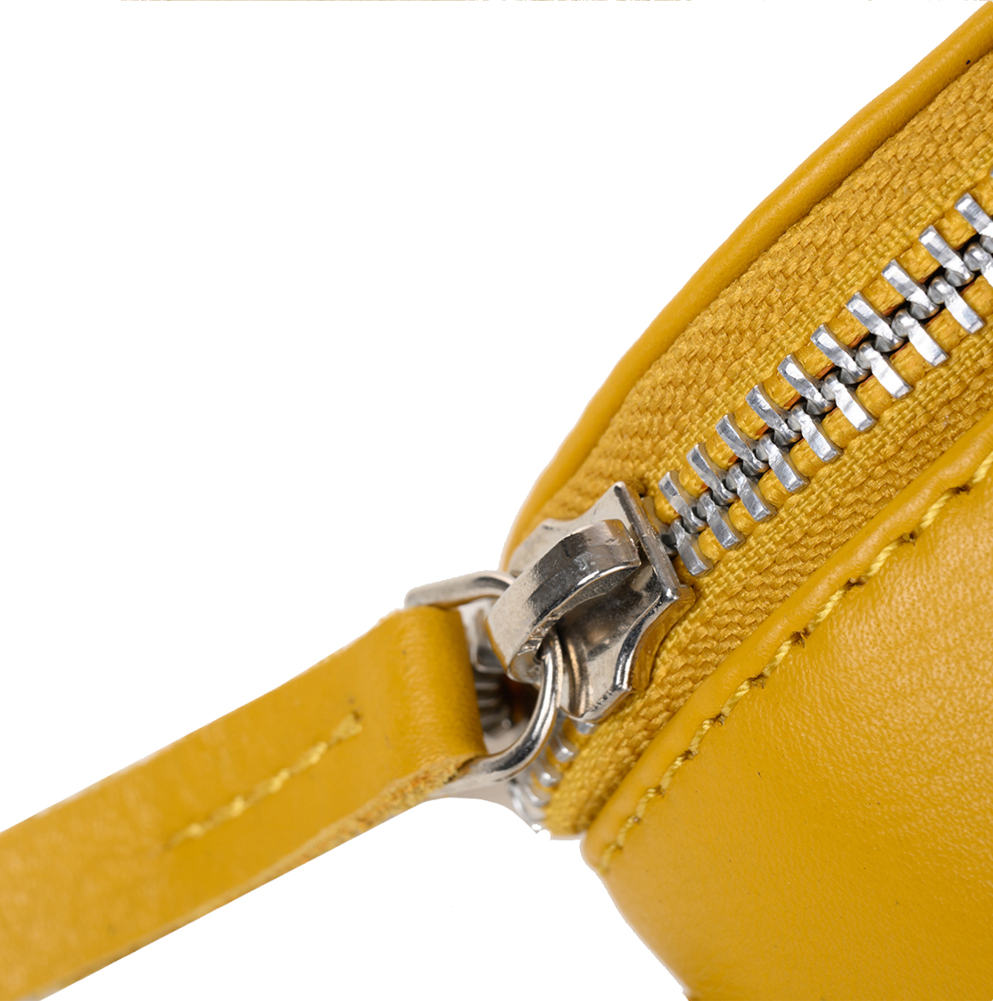 GERMANUS Gürteltasche Mika Crossbody Bag, Bum Bag, Bauchtasche, Umhängetasche, Tasche Leder Gelb