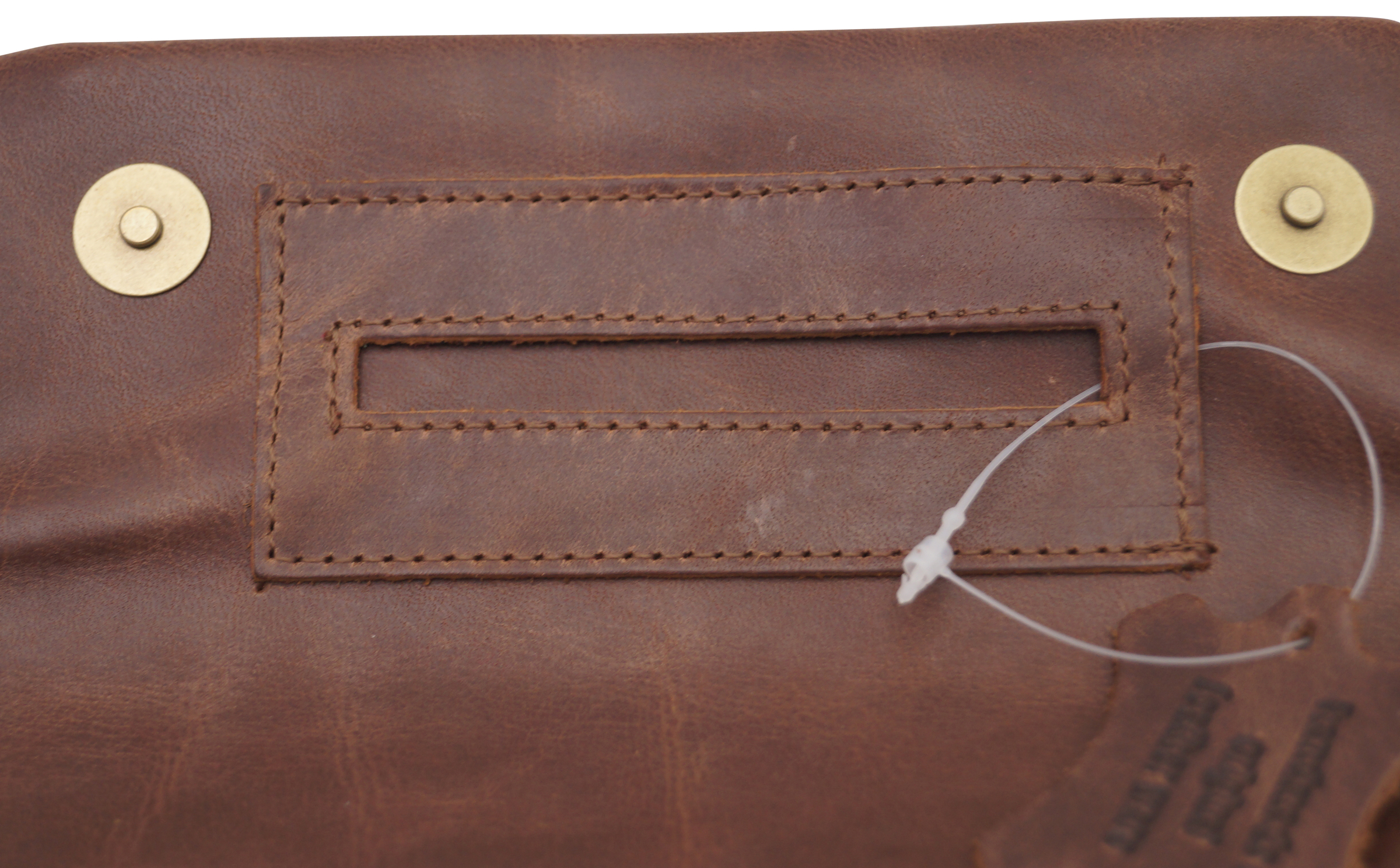 GERMANUS Tabaktasche CosaRara - Braun Glattleder