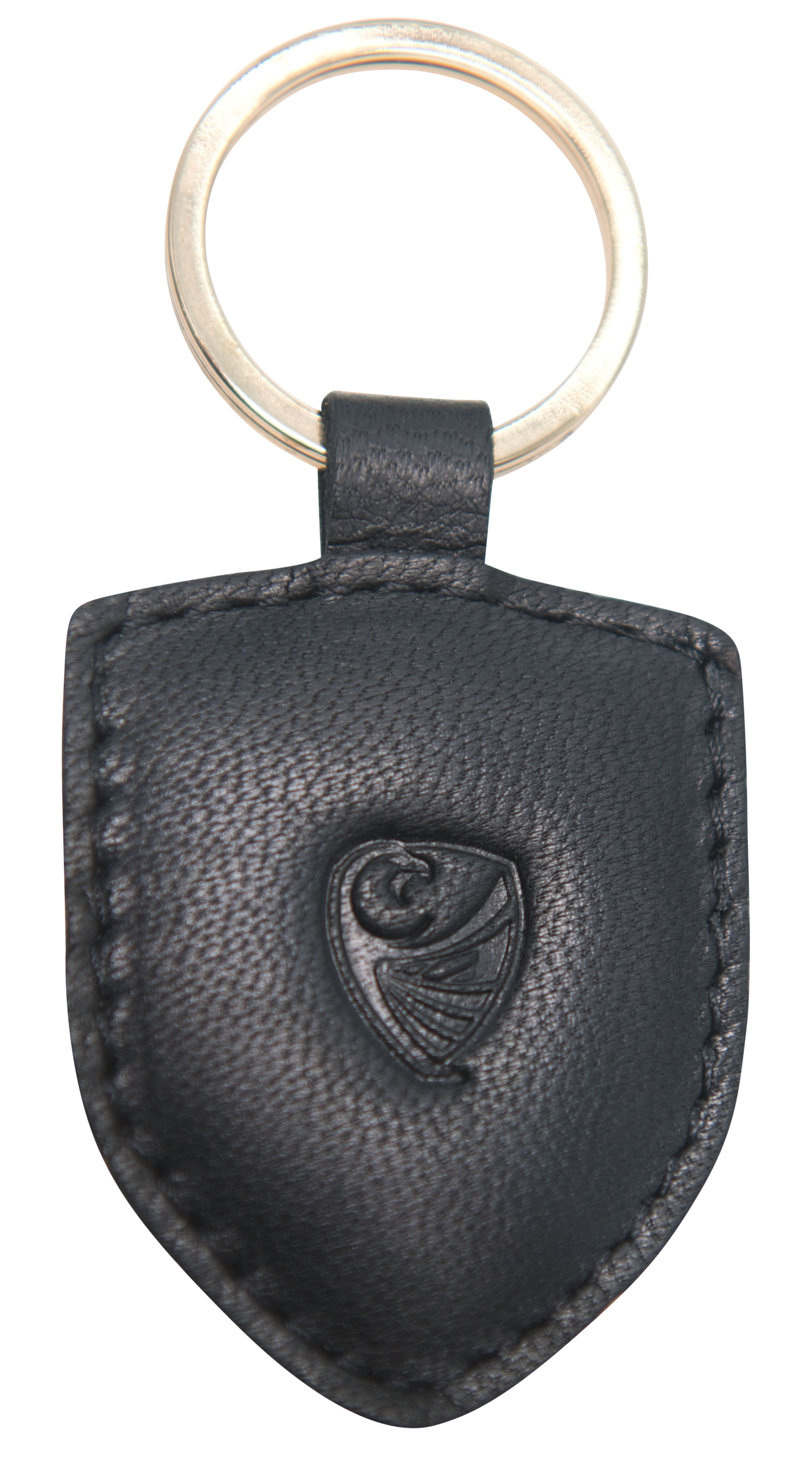 GERMANUS Schlüsselanhänger, Leder, schwarz