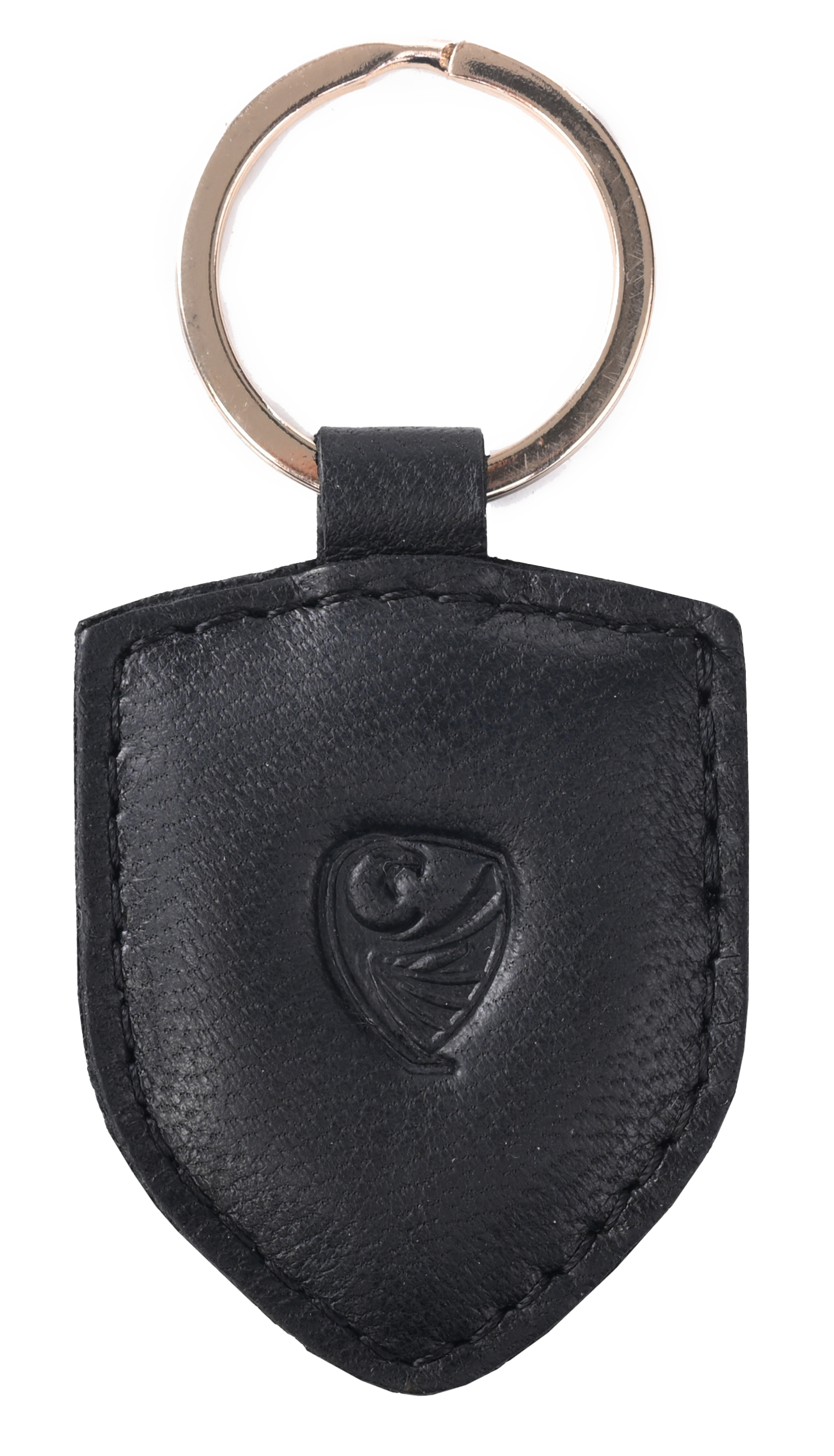 GERMANUS Schlüsselanhänger, Leder, schwarz