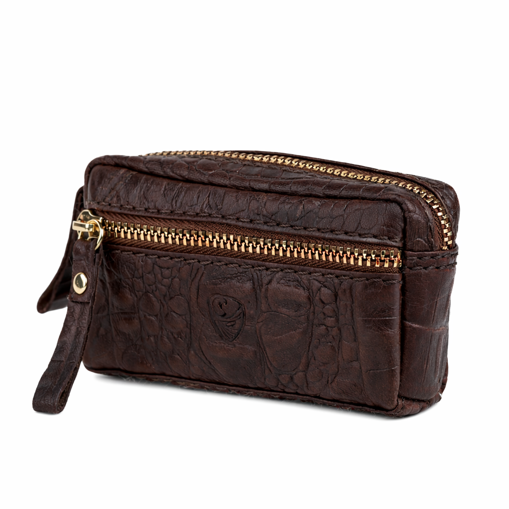 GERMANUS 4051 Croco Dunkelbraun