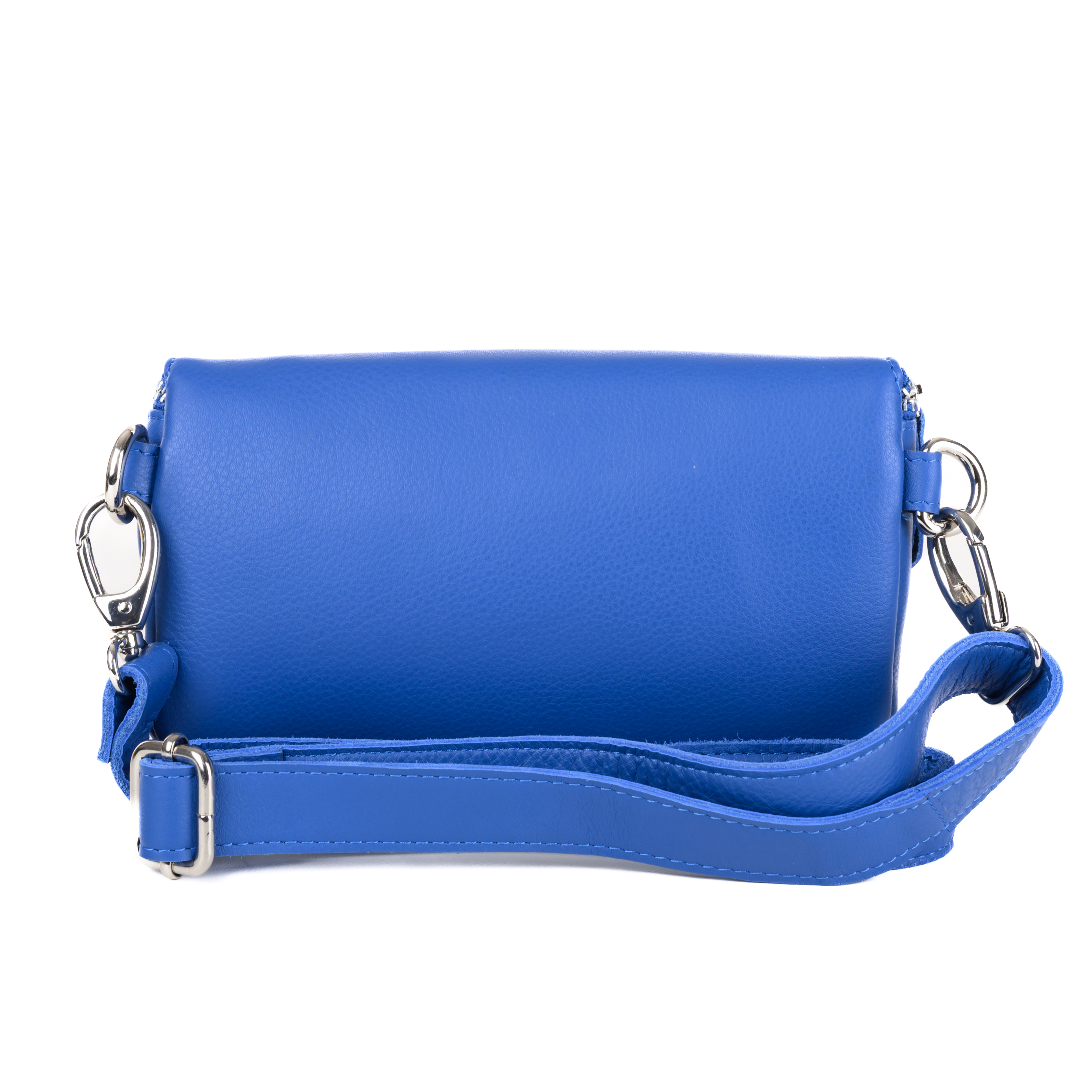GERMANUS Gürteltasche Mika Crossbody Bag, Bum Bag, Bauchtasche, Umhängetasche, Tasche Leder Blau