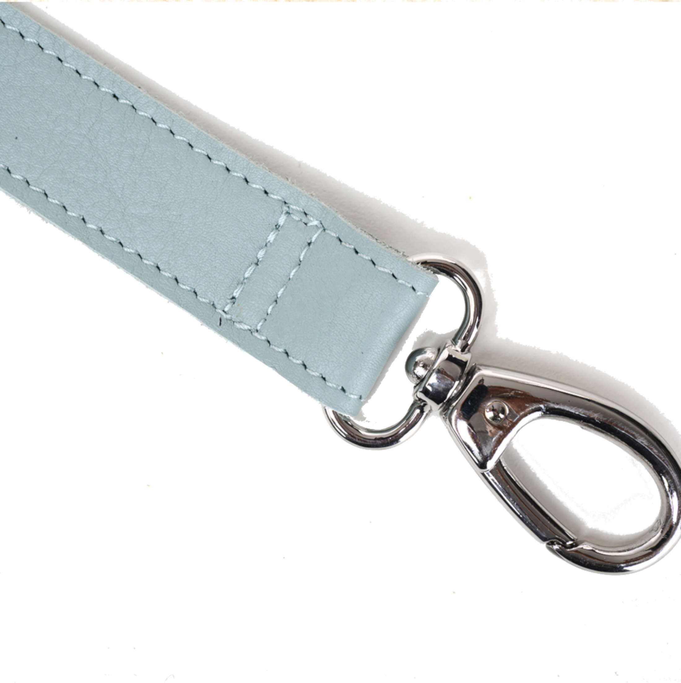 GERMANUS Gürteltasche Mika Crossbody Bag, Bum Bag, Bauchtasche, Umhängetasche, Tasche Leder Hellblau