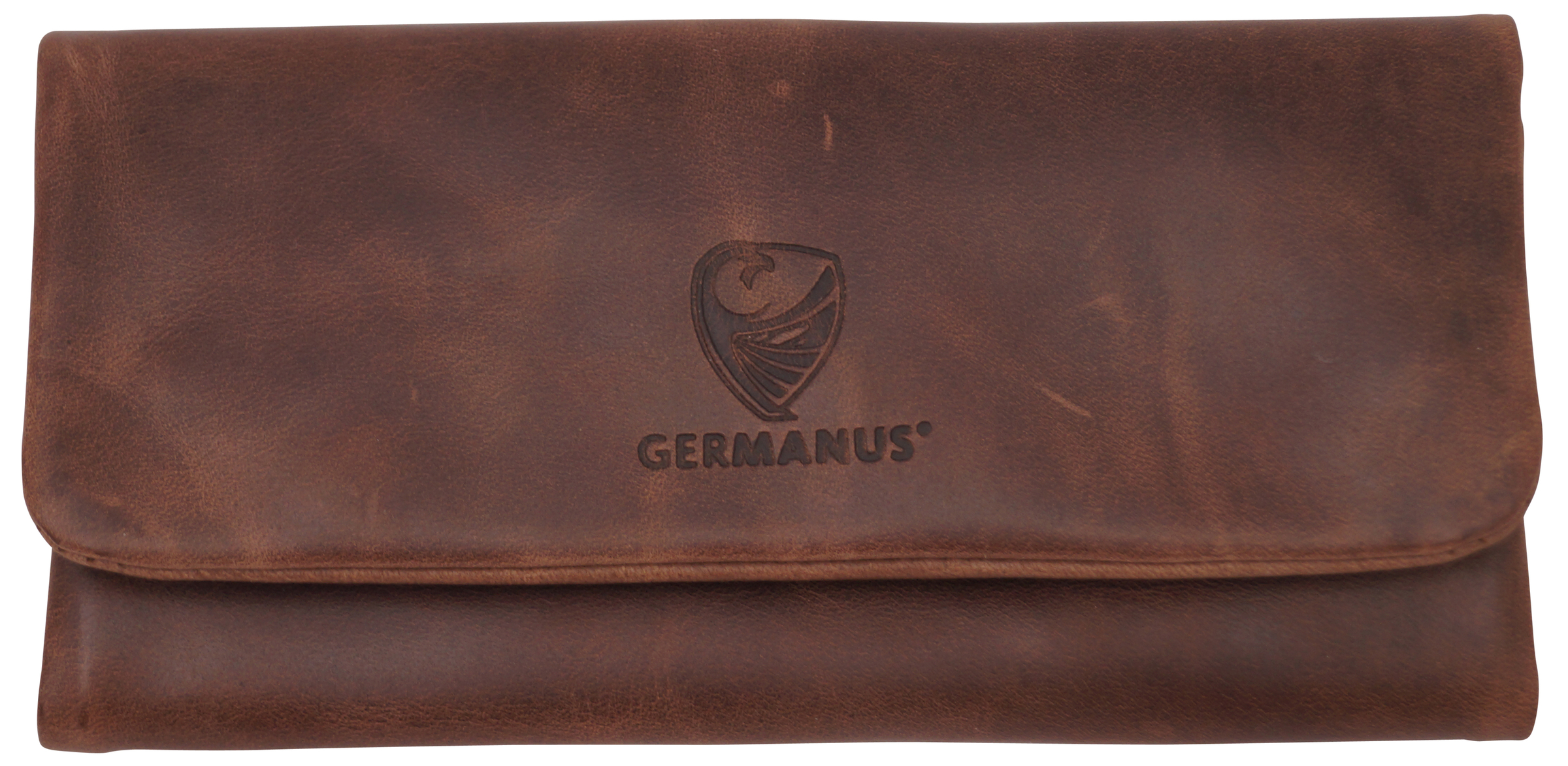 GERMANUS Tabaktasche CosaRara - Braun Glattleder