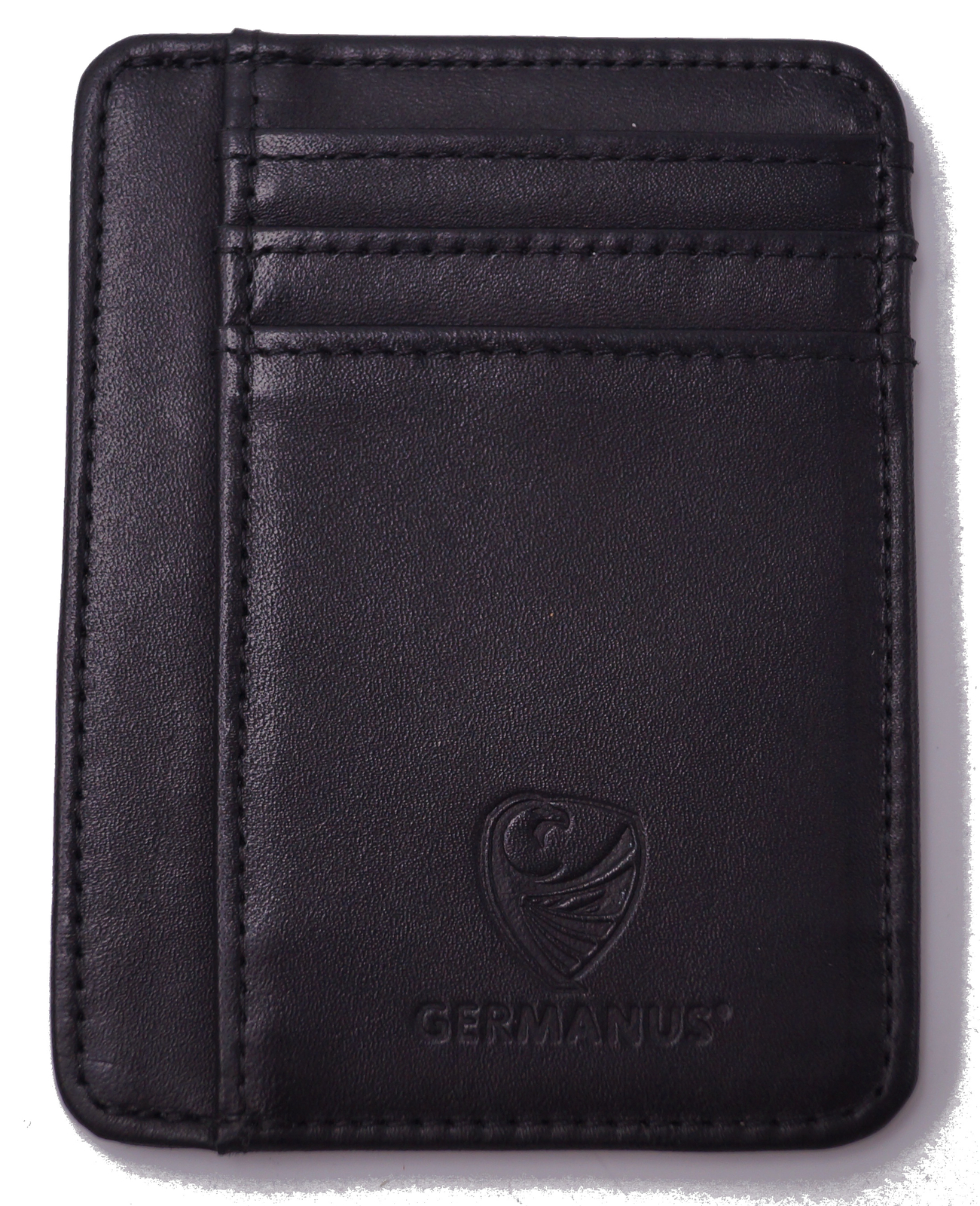 GERMANUS Furvus Kreditkartenetui - Made in EU - Leder Etui für Kreditkarten und Visitenkarten