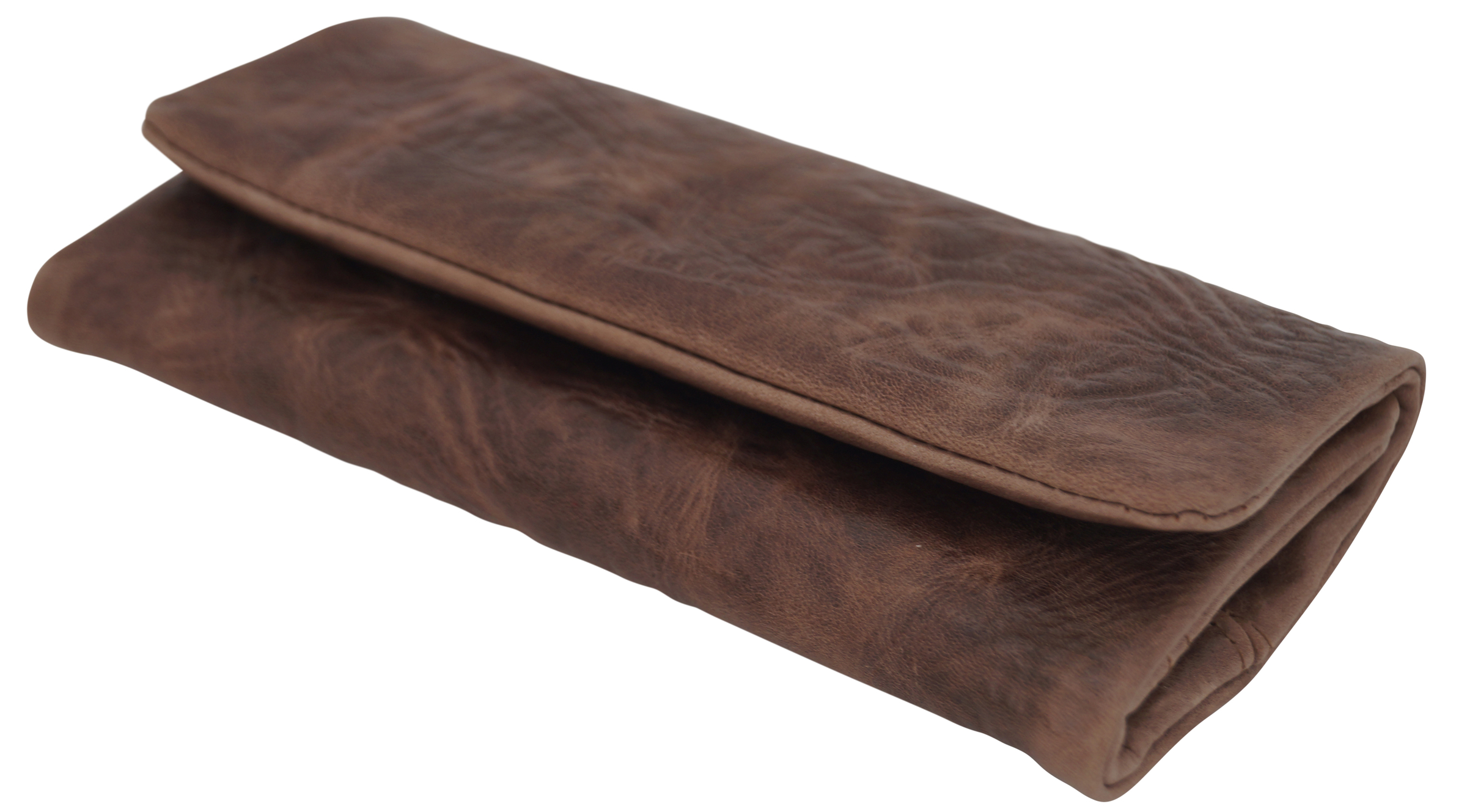 GERMANUS Tabaktasche CosaRara - Dunkelbraun "Crumble" - Made in EU