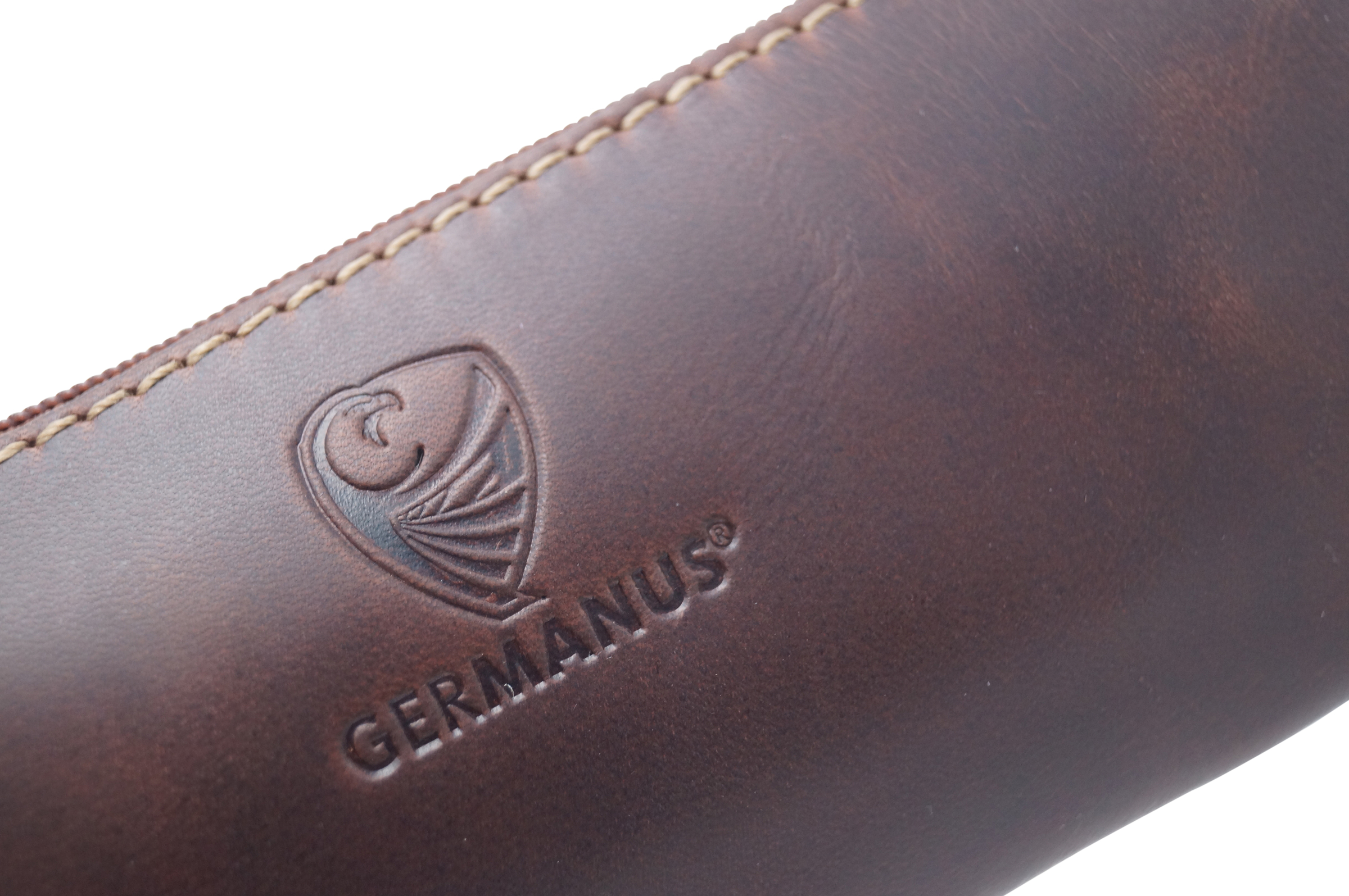 GERMANUS Schlamperl Federmäppchen Colonia - Made in EU - dunkelbraun