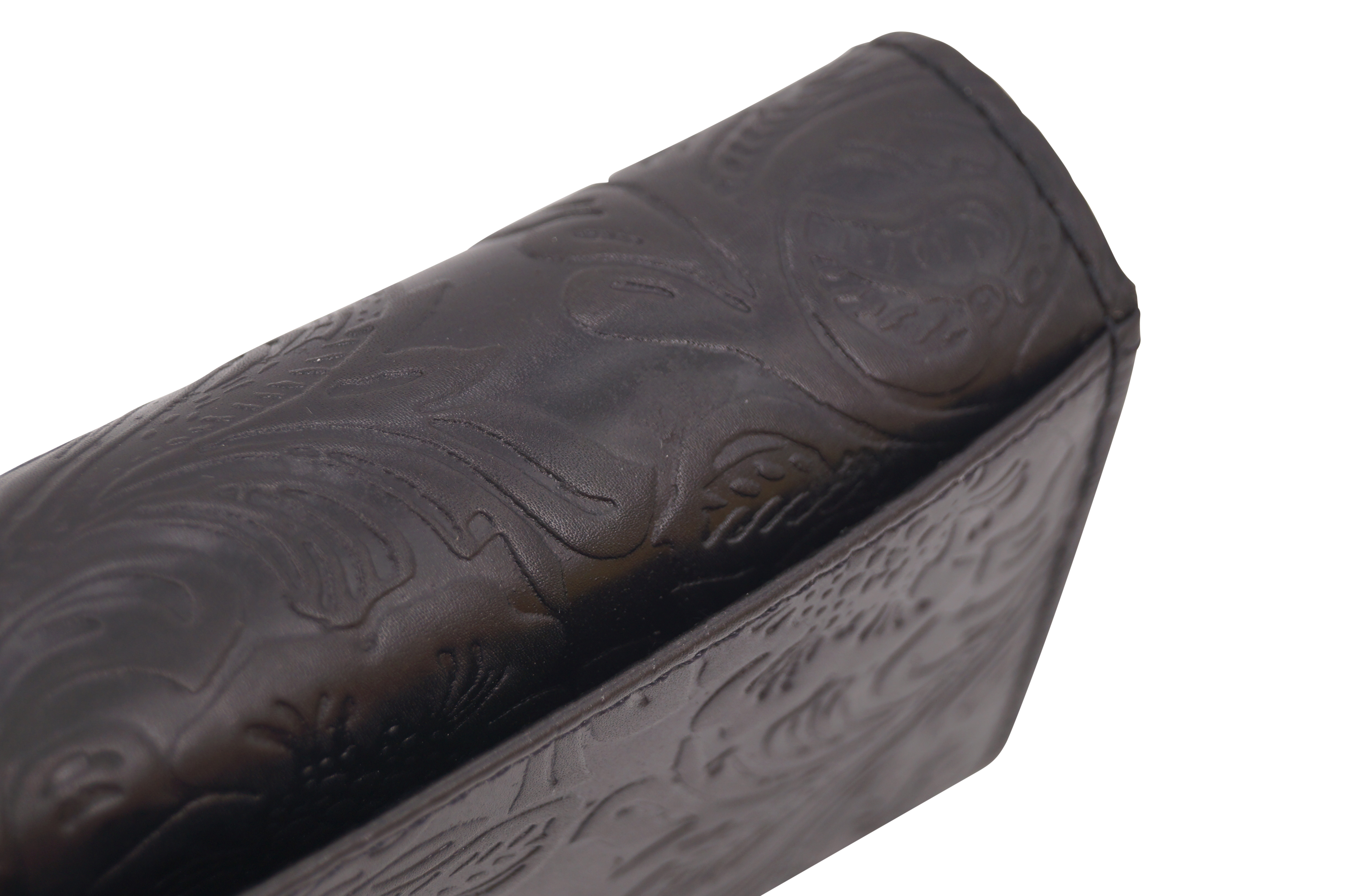 GERMANUS Damen Geldbörse Kellnergeldbörse Gabi, Gastro Geldbörse aus Echtleder, Schwarz