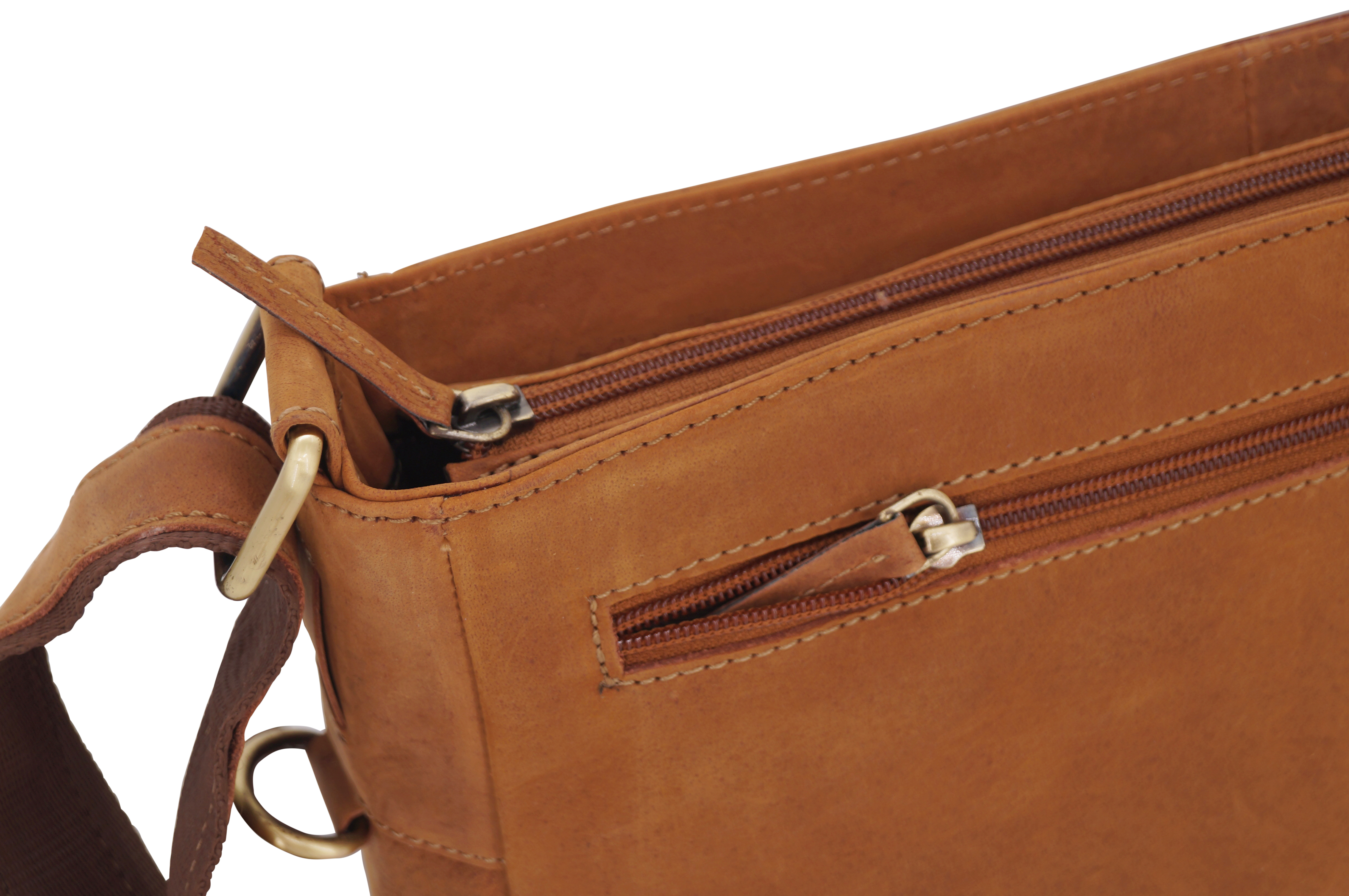 GERMANUS Umhängetasche Crossbodybag Schultertasche Jonathan aus Leder