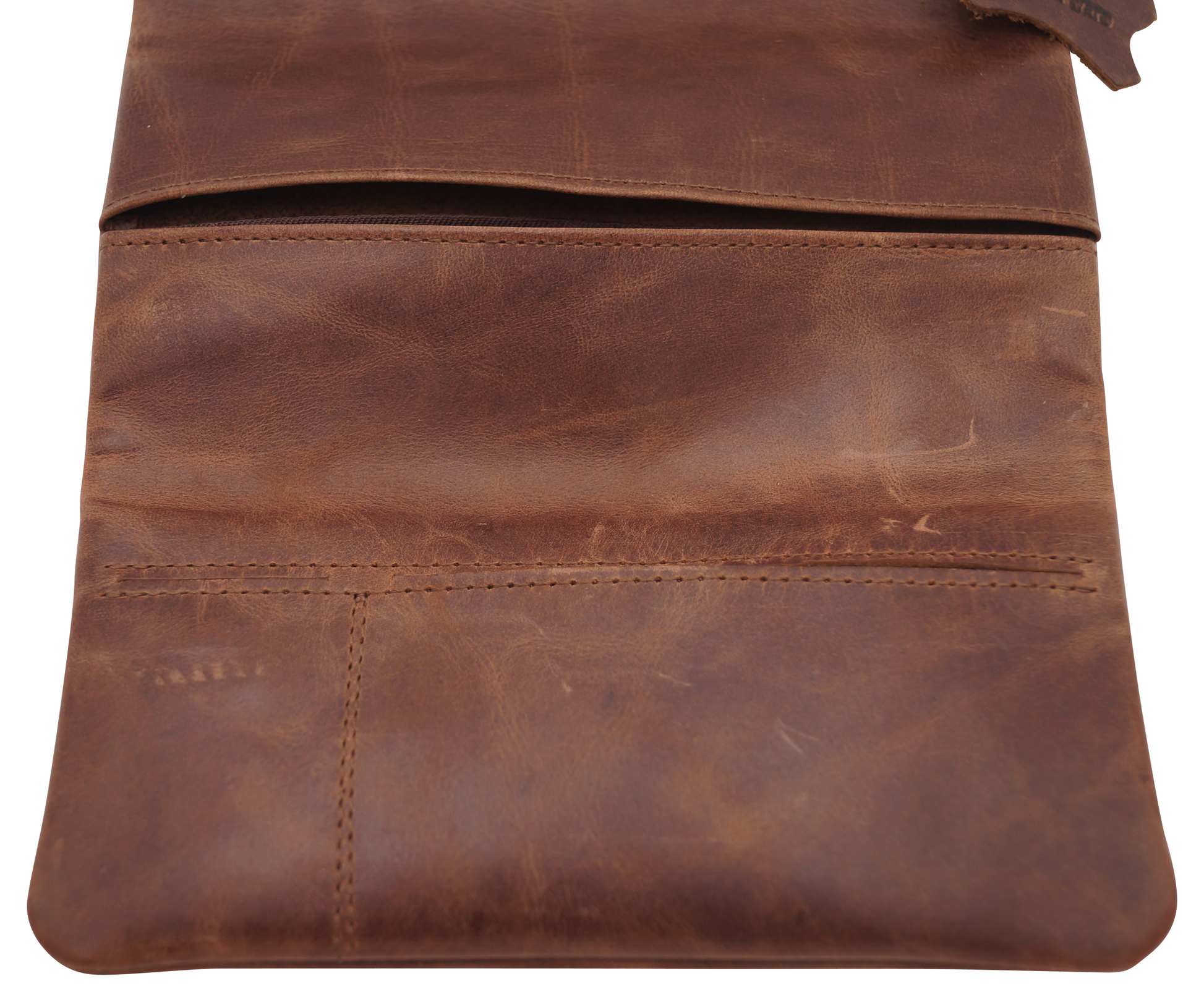 GERMANUS Tabaktasche CosaRara - Braun Glattleder