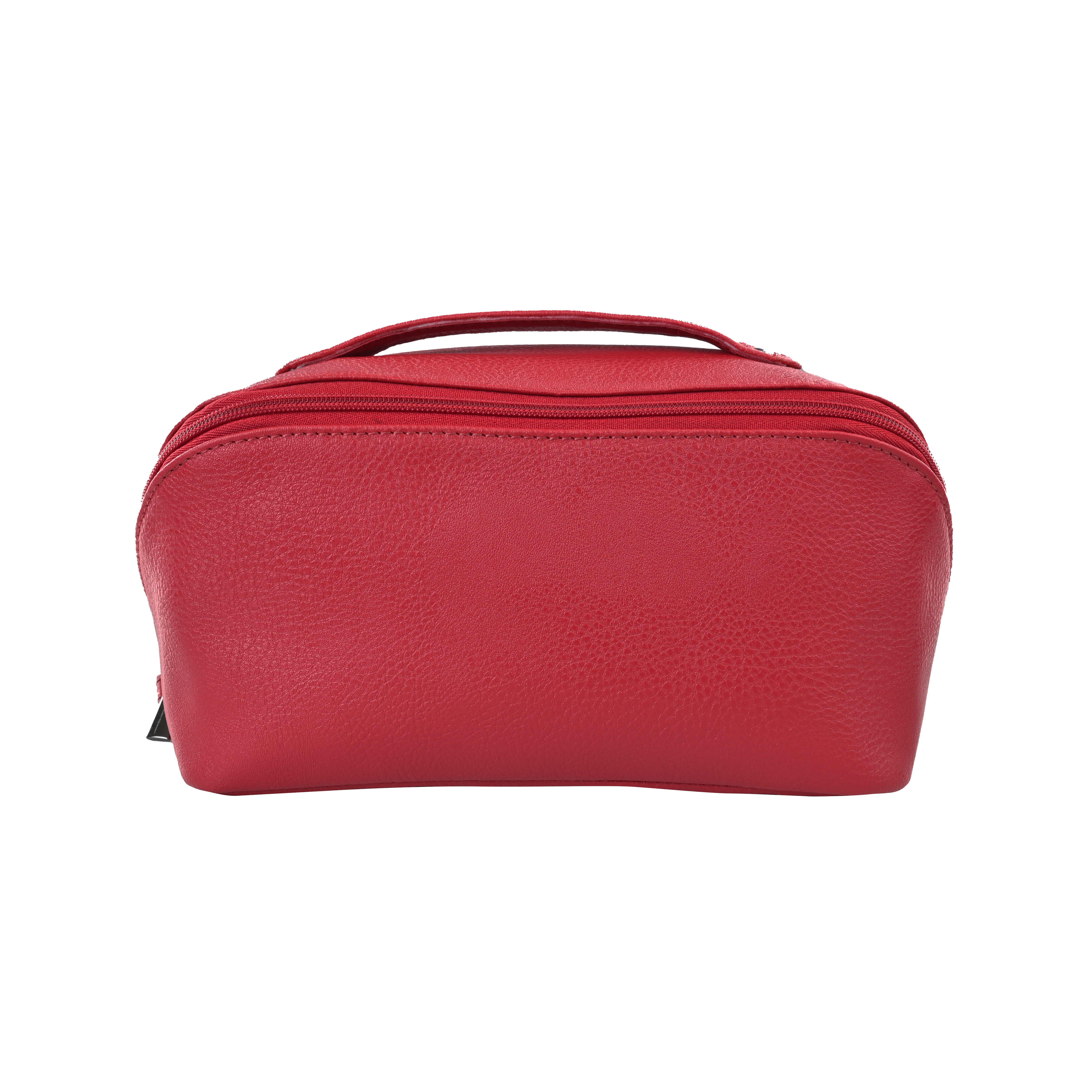 GERMANUS Kulturtasche Washbag Ulrich lederfrei vegan, rot