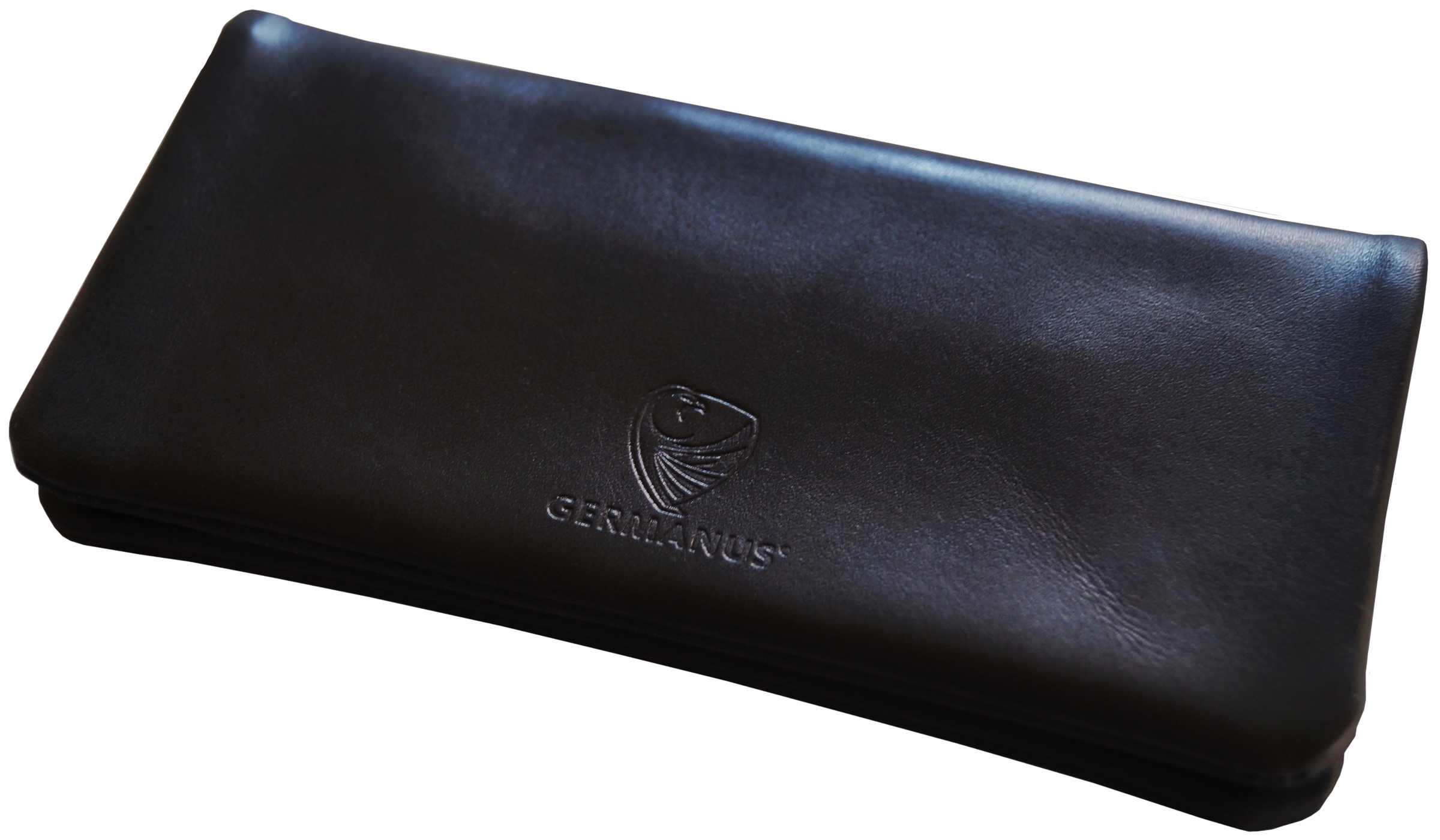 GERMANUS Corfurvus Tabaktasche Pouch - Leder - Schwarz