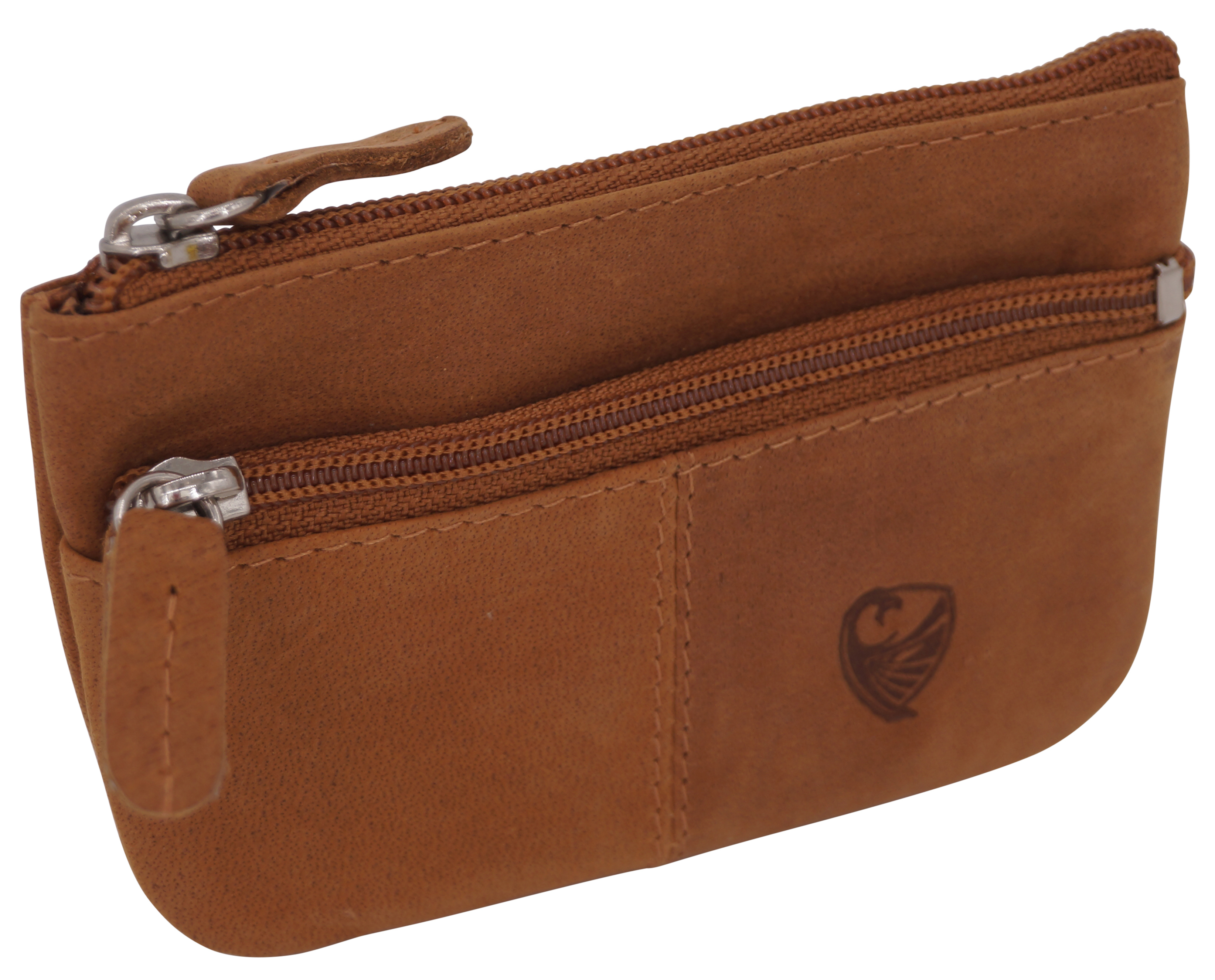 GERMANUS Schlüsselmäppchen Hellbraun