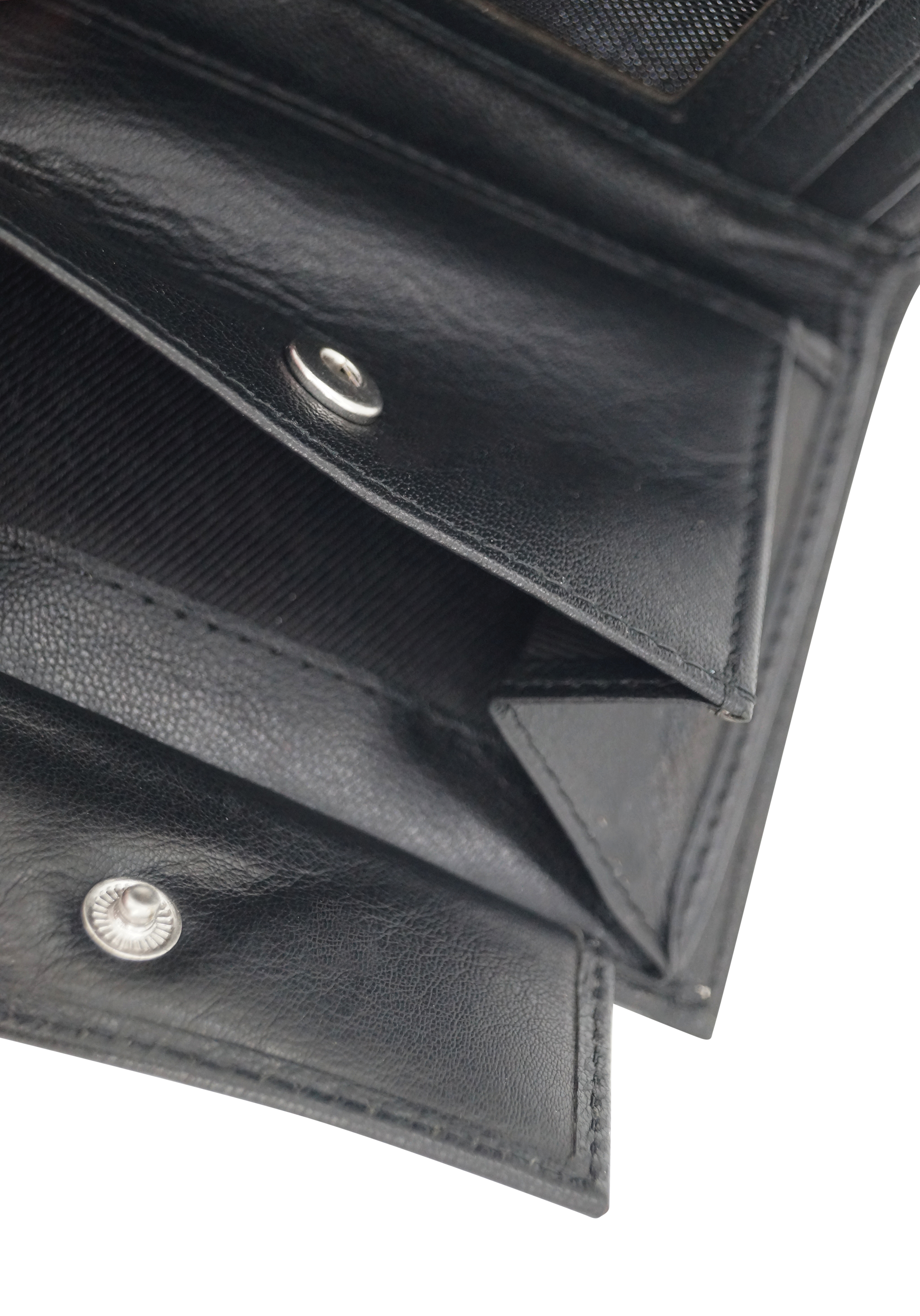 GERMANUS Geldbörse aus Leder, Modell Lars - Farbe : Schwarz