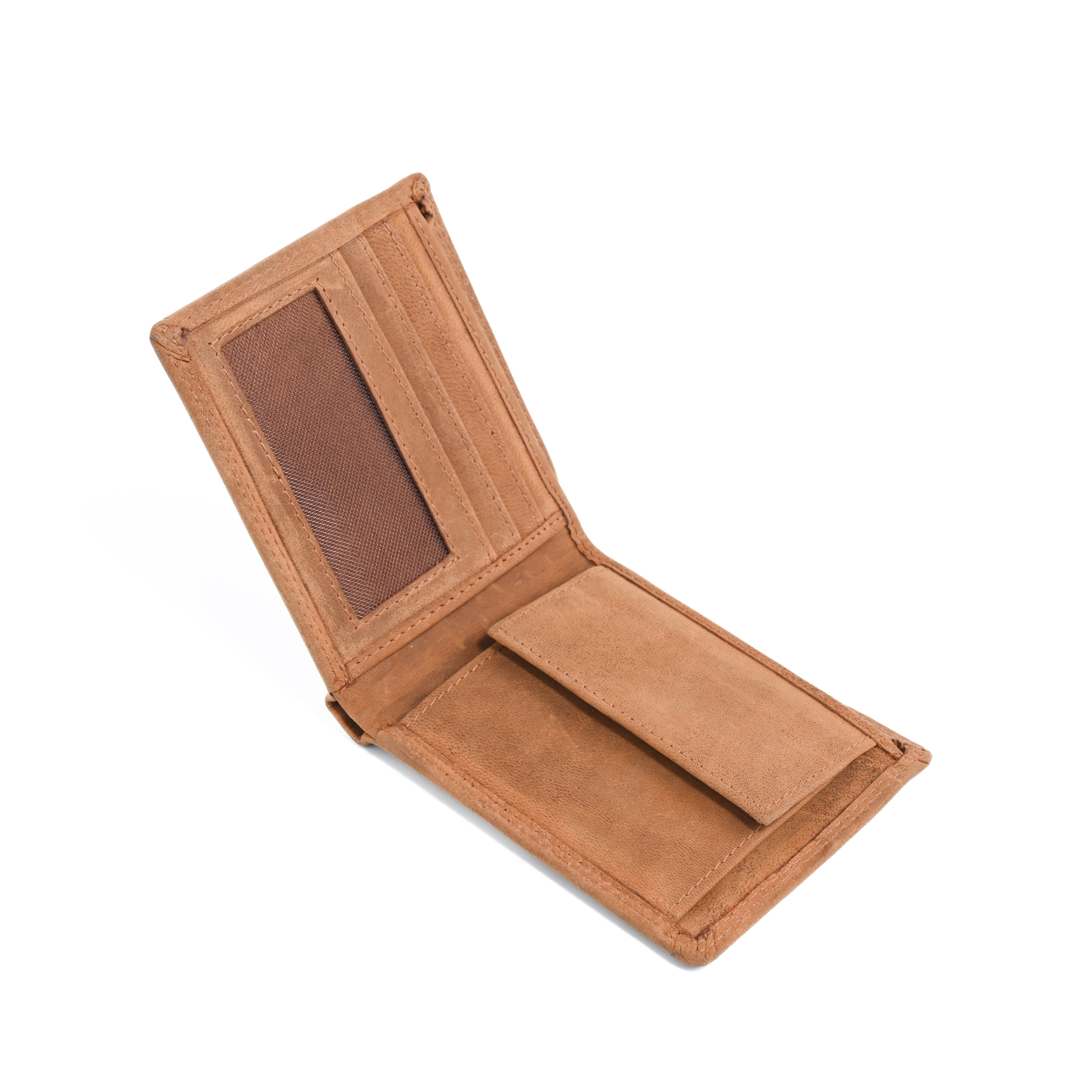 GERMANUS Geldbörse aus Leder, Max, Wildbraun