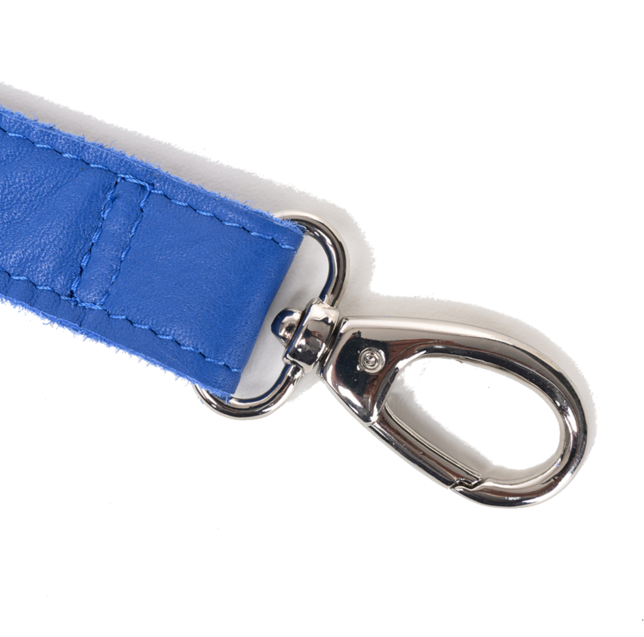 GERMANUS Gürteltasche Mika Crossbody Bag, Bum Bag, Bauchtasche, Umhängetasche, Tasche Leder Blau