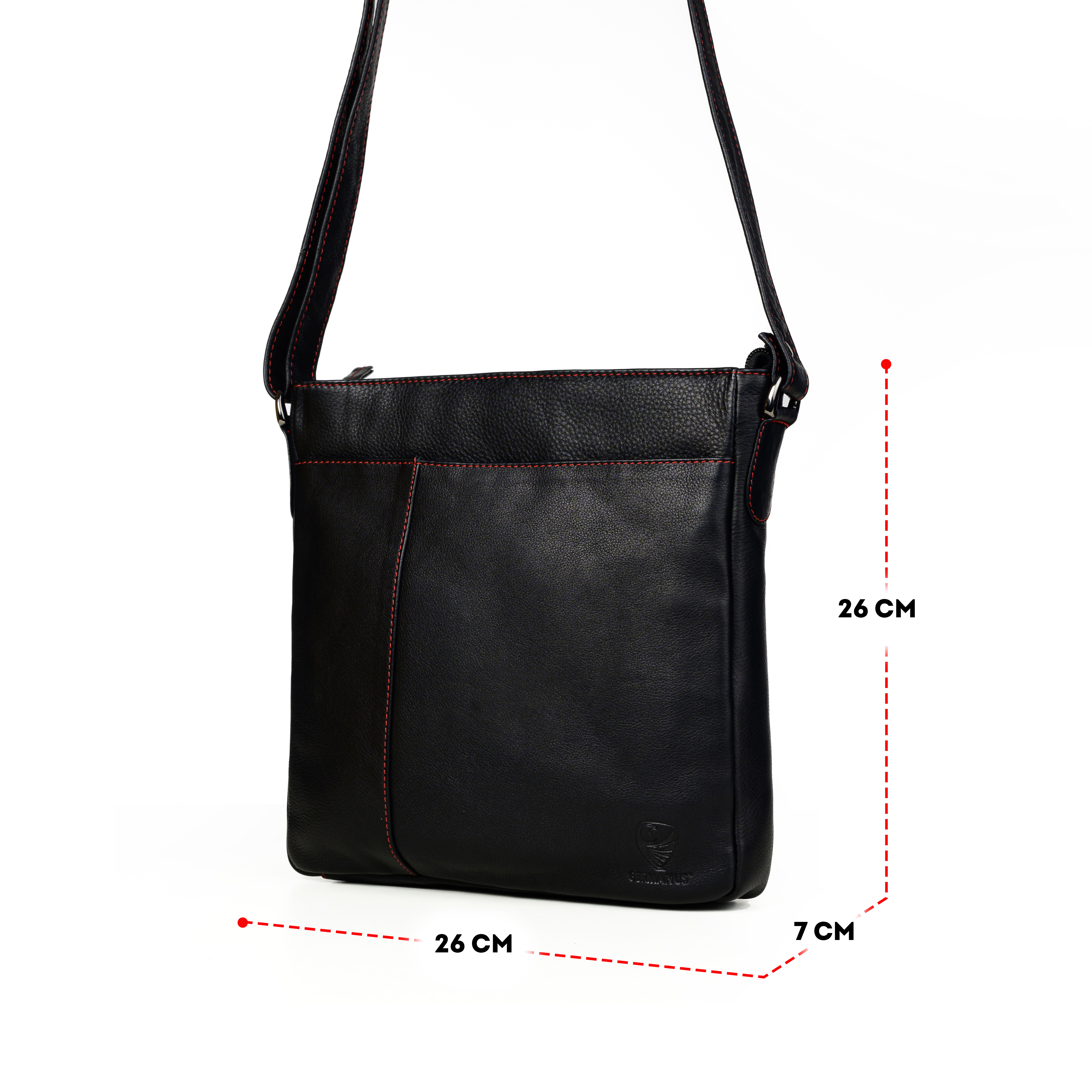 GERMANUS Handtasche Toni aus Leder für Herren und Damen, unisex