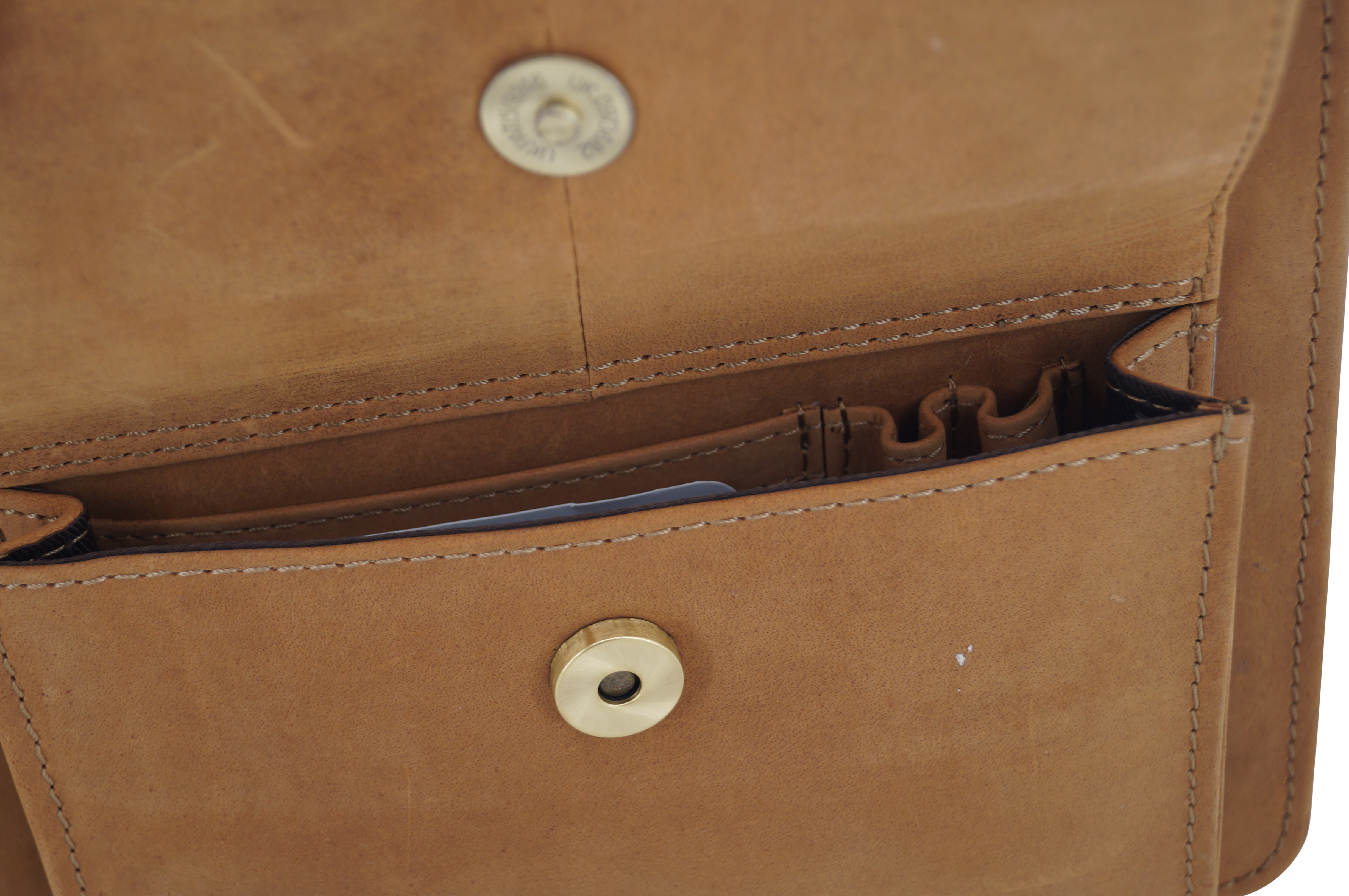 GERMANUS Aktentasche Hans aus Leder, Braun