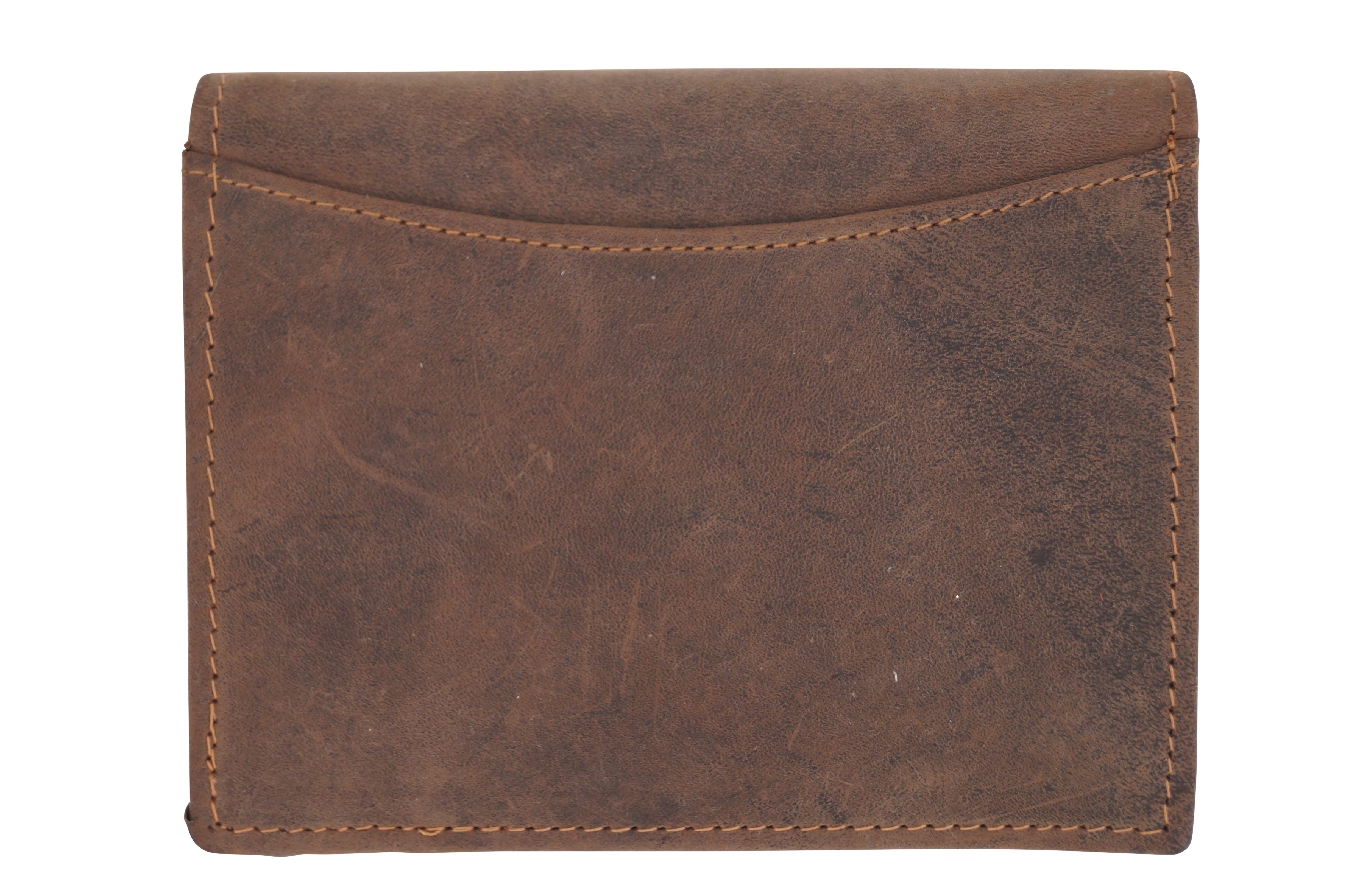 GERMANUS Geldbörse Portemonnaie aus Leder, Theo für Kreditkarten, Scheine, Münzen