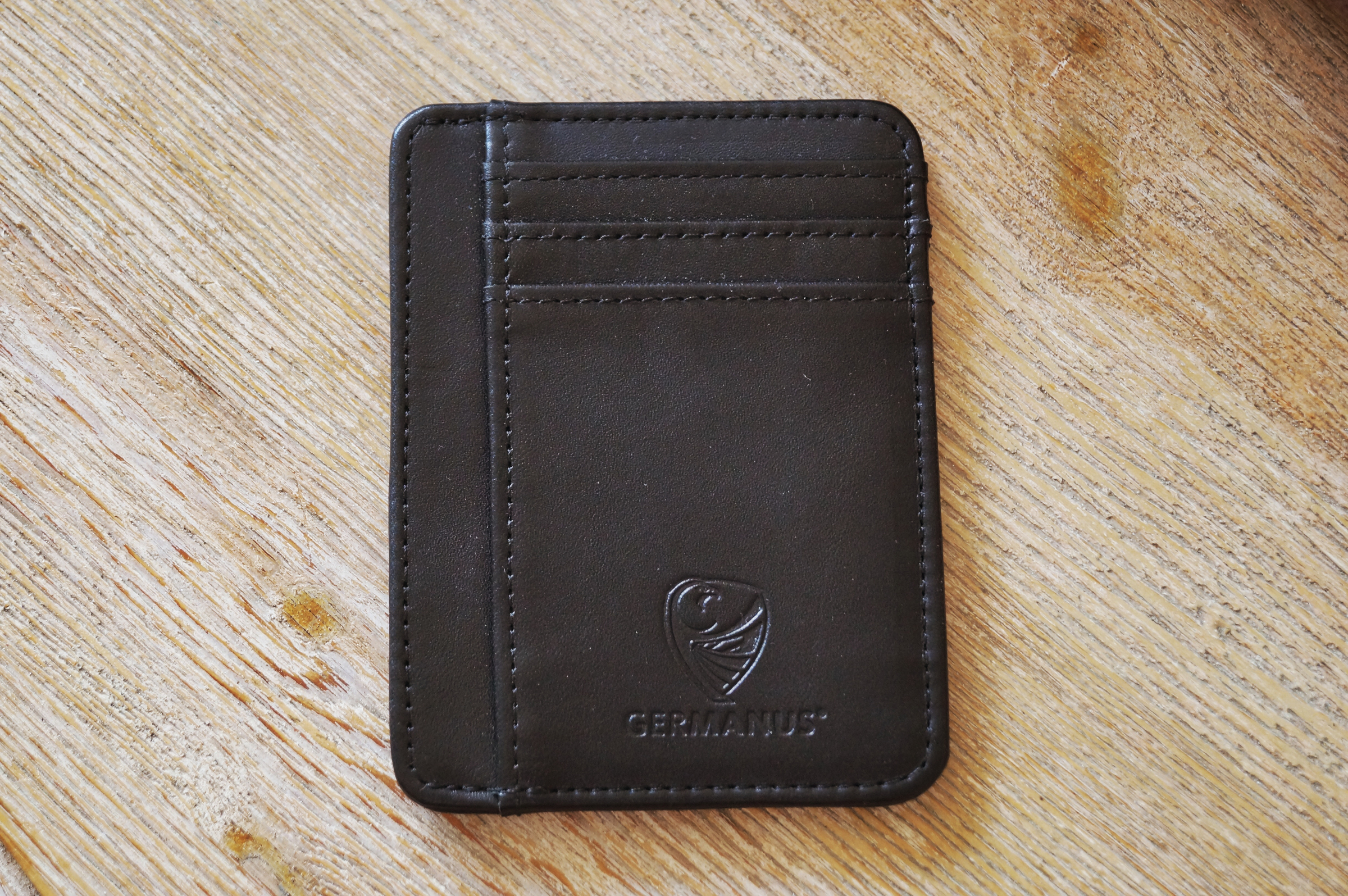 GERMANUS Furvus Kreditkartenetui - Made in EU - Leder Etui für Kreditkarten und Visitenkarten