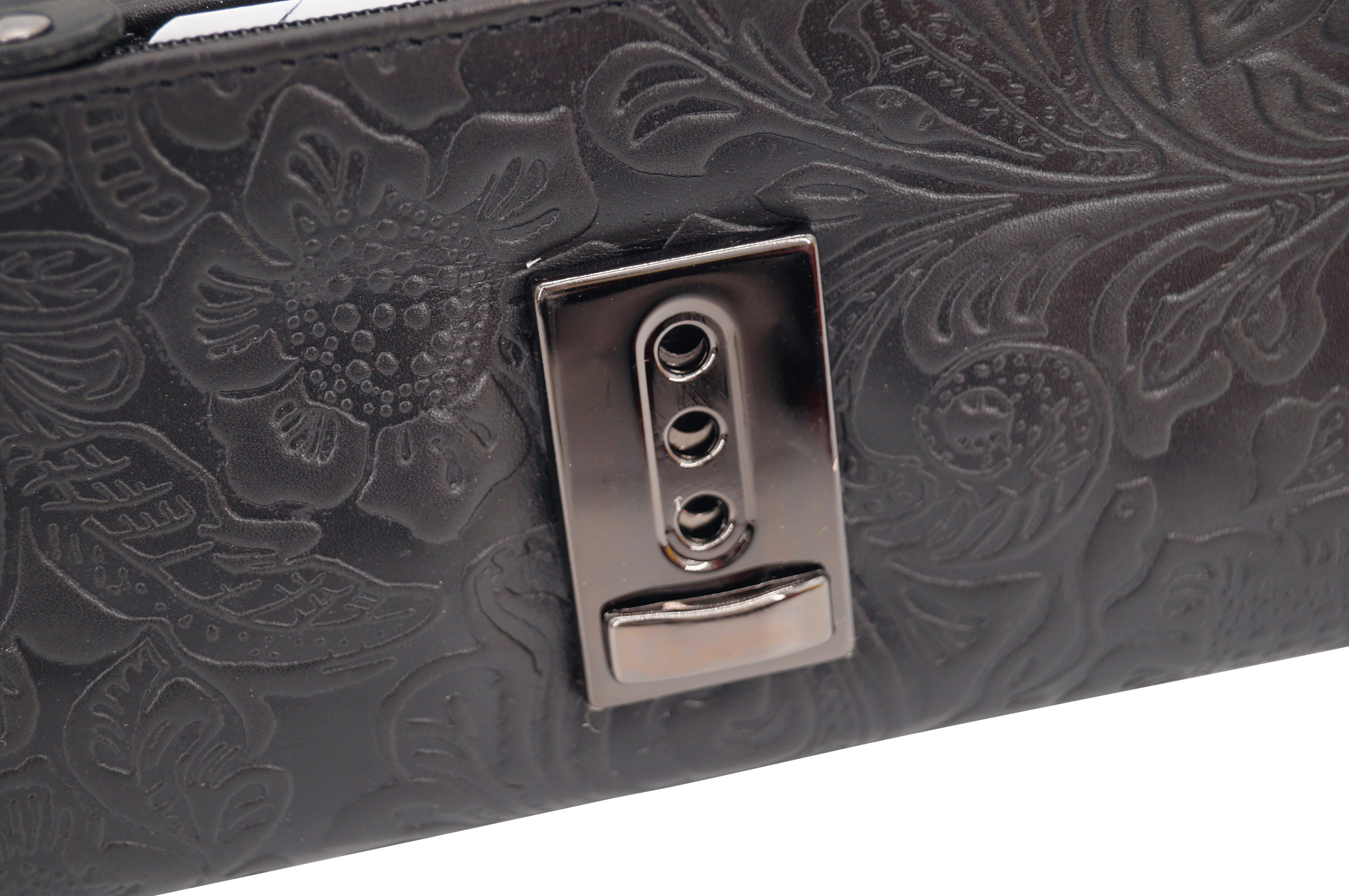 GERMANUS Damen Geldbörse Kellnergeldbörse Gabi, Gastro Geldbörse aus Echtleder, Schwarz