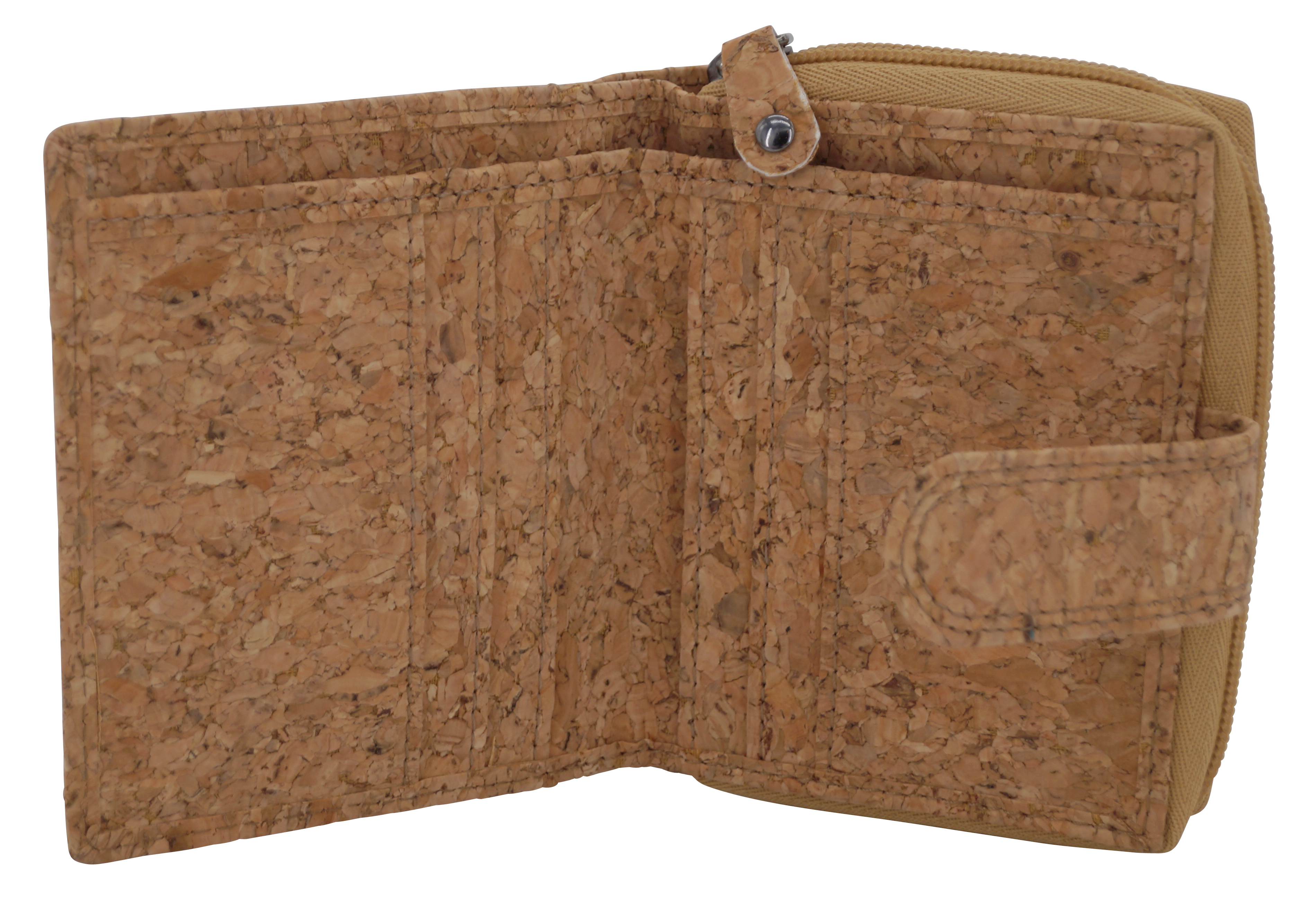 GERMANUS Geldbörse aus Kork, braun, 3749