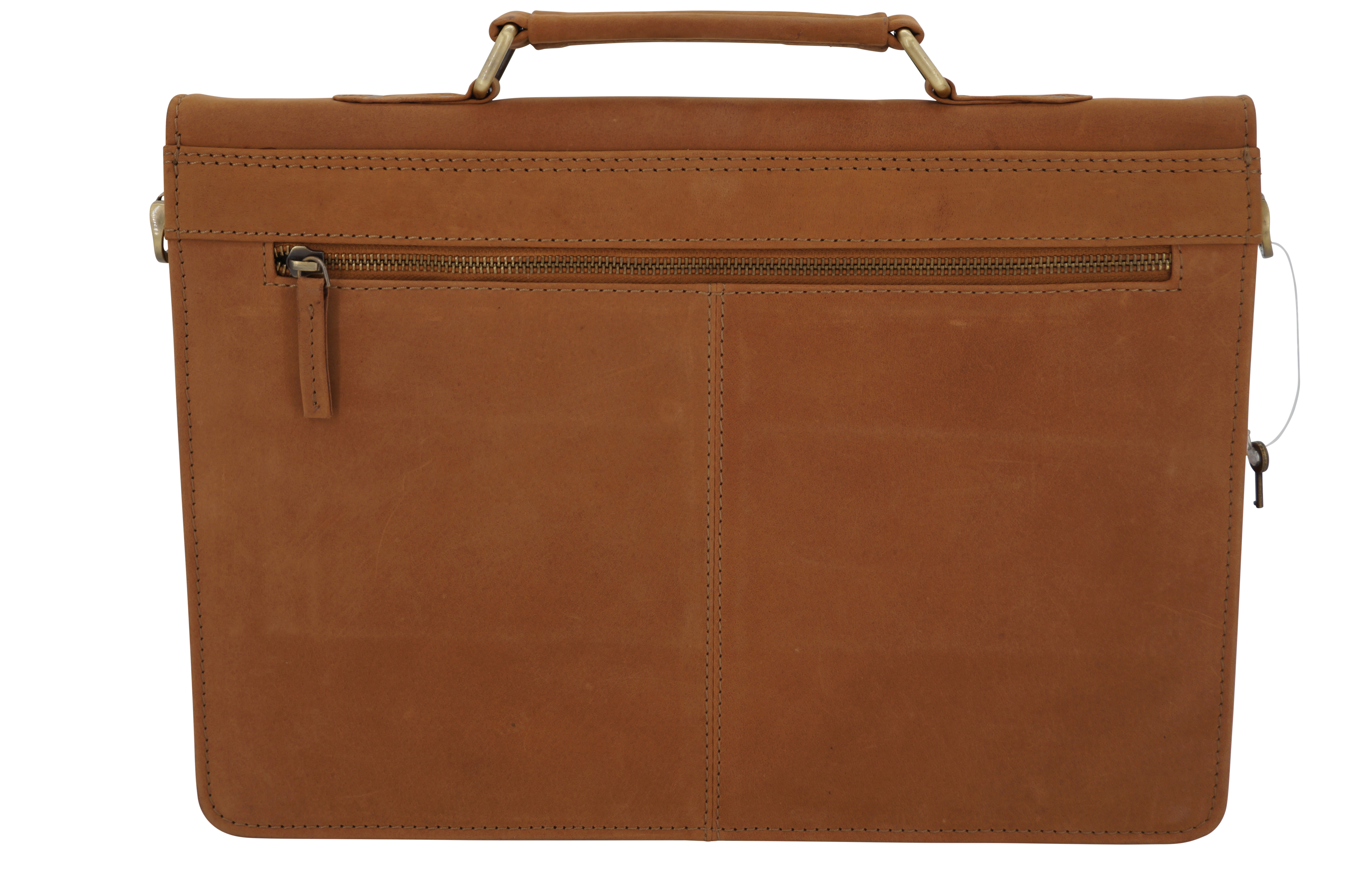GERMANUS Aktentasche Hans aus Leder, Braun