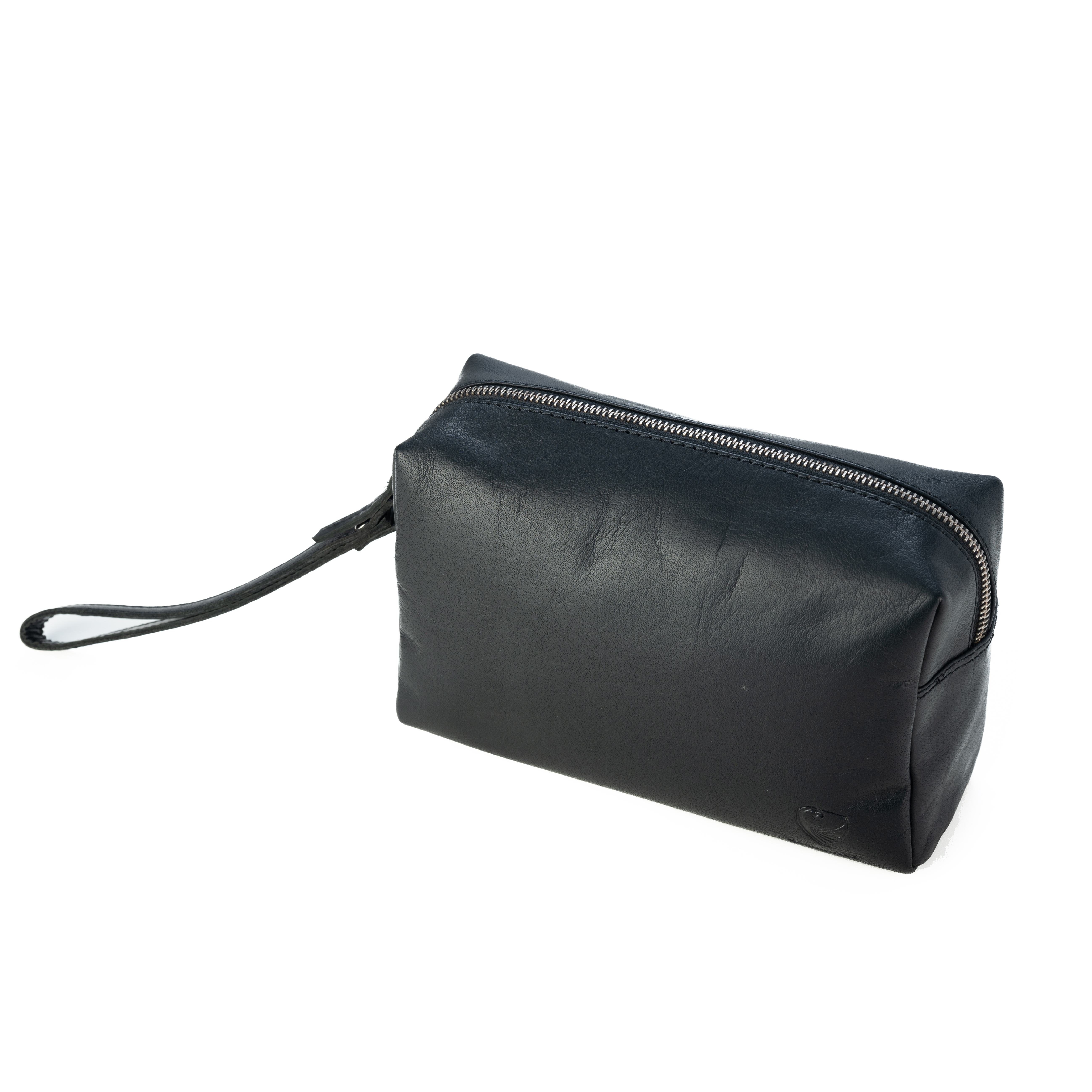 GERMANUS Kulturtasche Kosmetiktasche Rolf aus echtem Leder, Kulturbeutel, Waschtasche, Schminktasche, Clutch