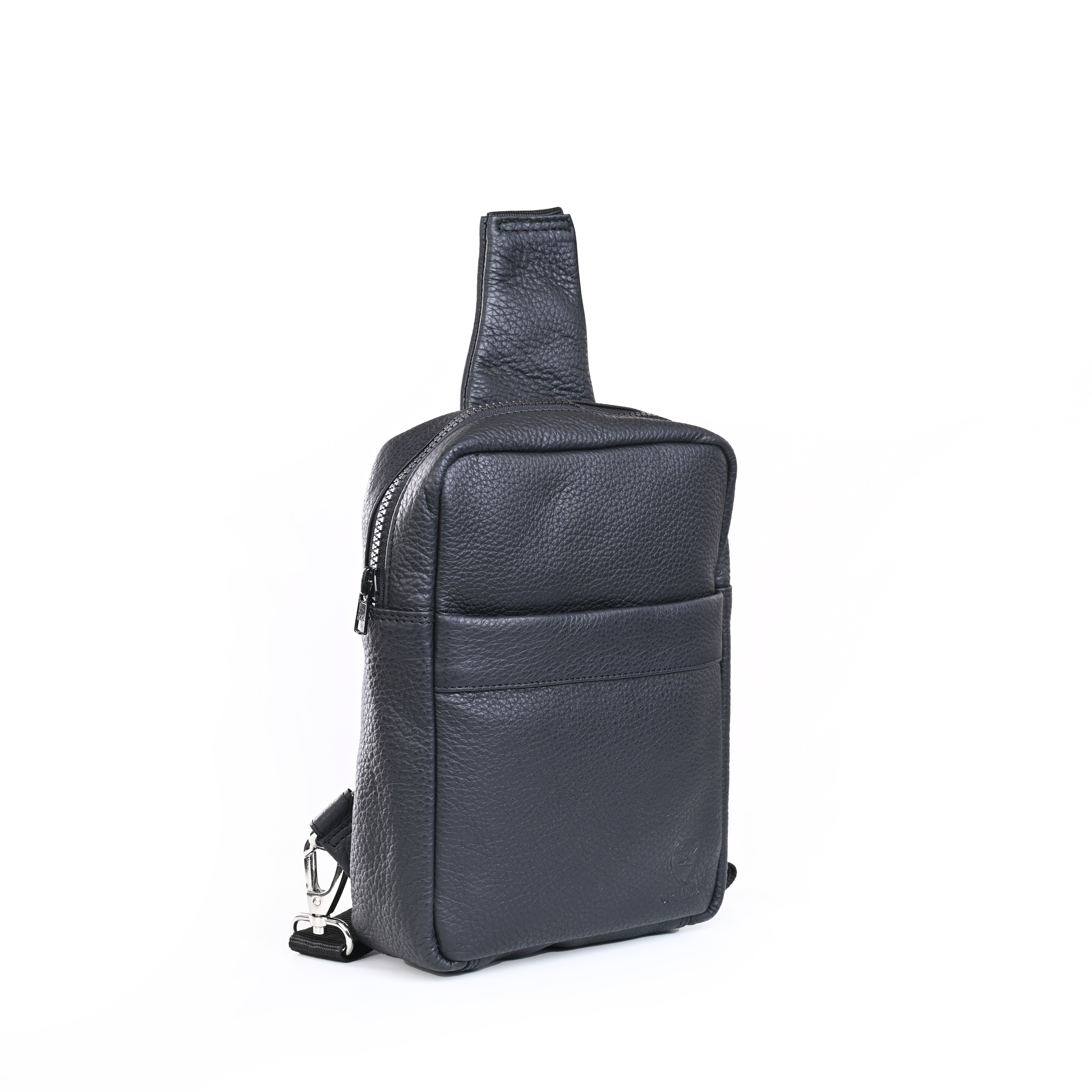 GERMANUS Umhängetasche "Moritz" für den Alltag aus dickem Echtleder