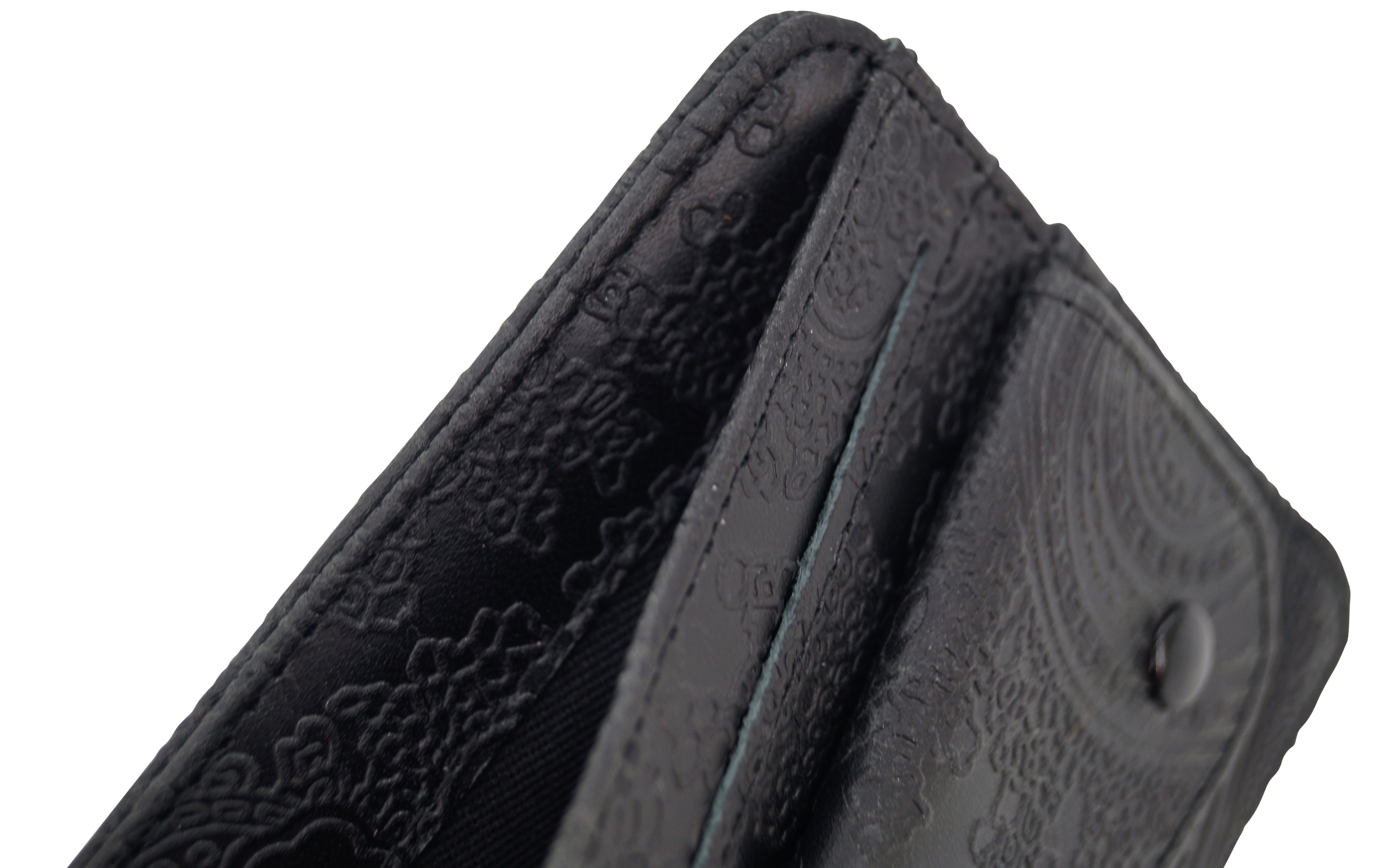 GERMANUS Geldbörse aus Leder, 30110-1, Made in EU, RFID secure, schwarz