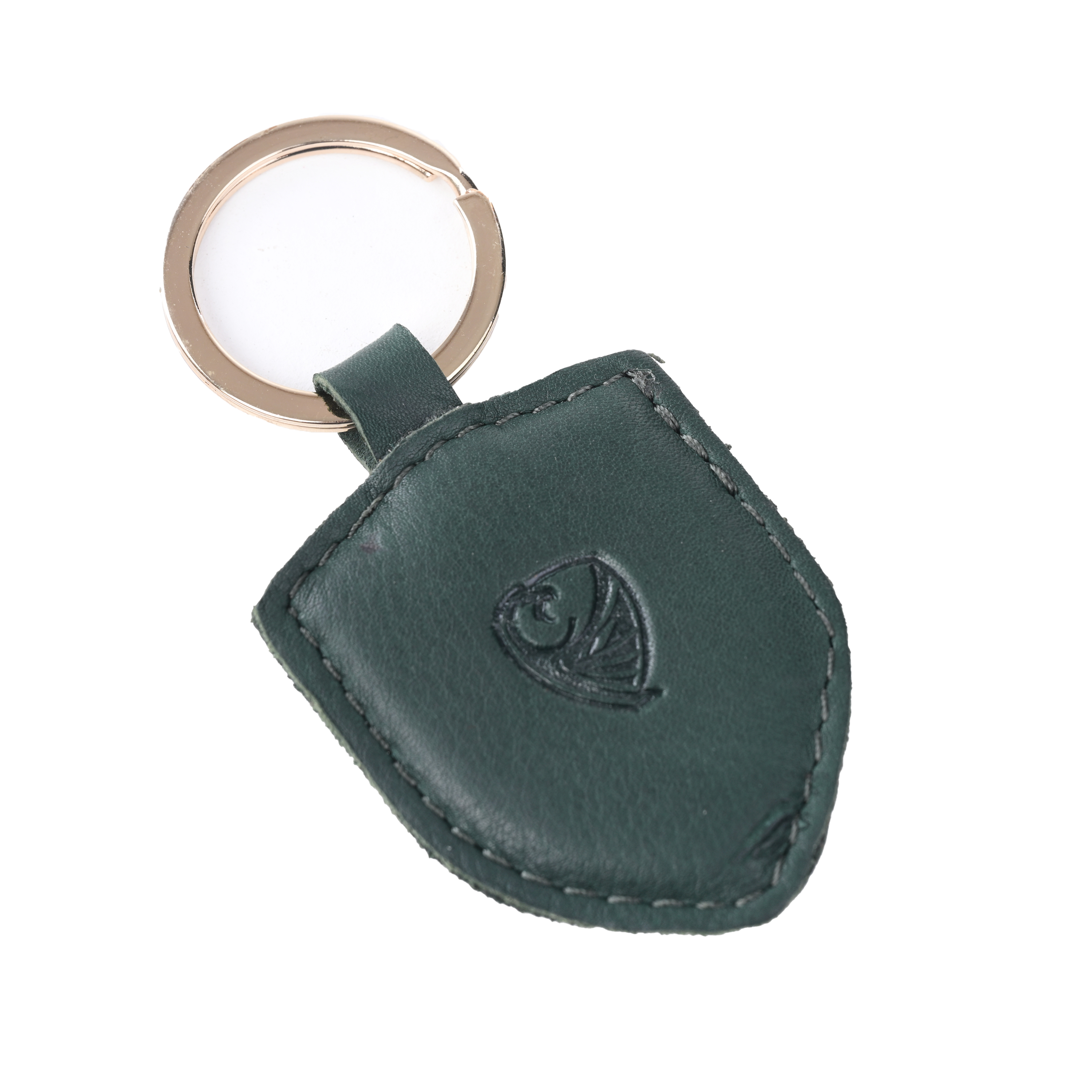 GERMANUS Schlüsselanhänger, Leder, grün