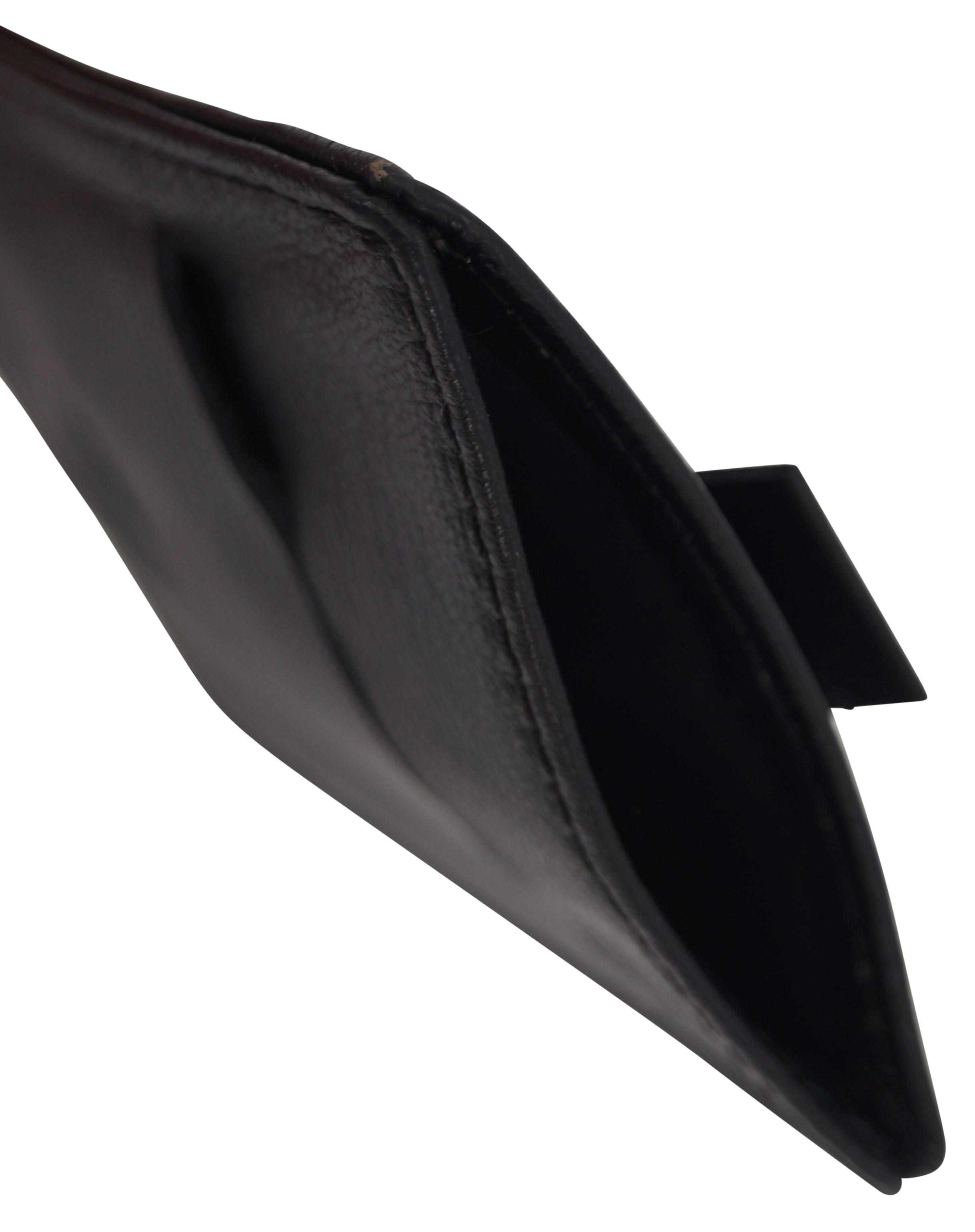 GERMANUS Kartenetui aus Leder, schwarz