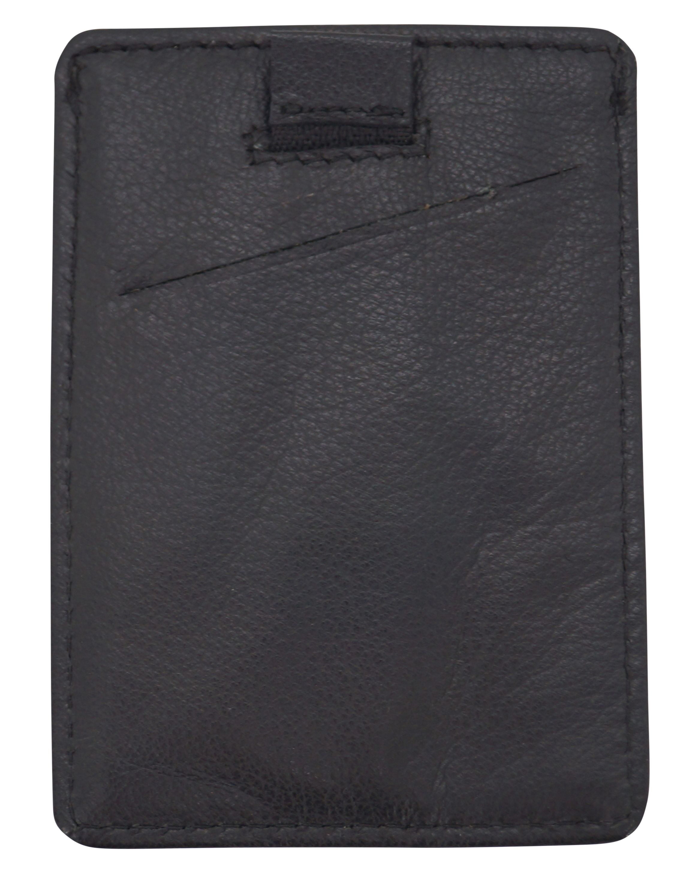 GERMANUS Kartenetui aus Leder, schwarz