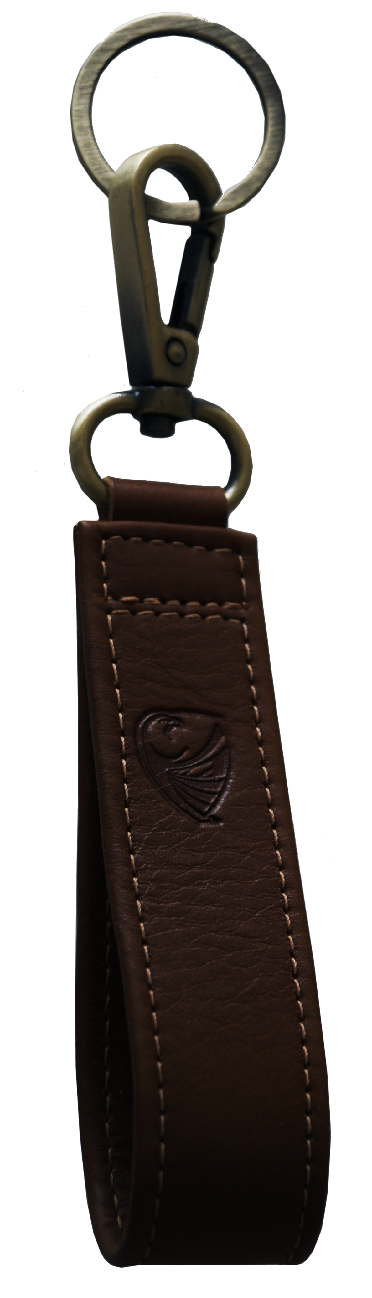 GERMANUS Schlüsselanhänger Dunkelbraun