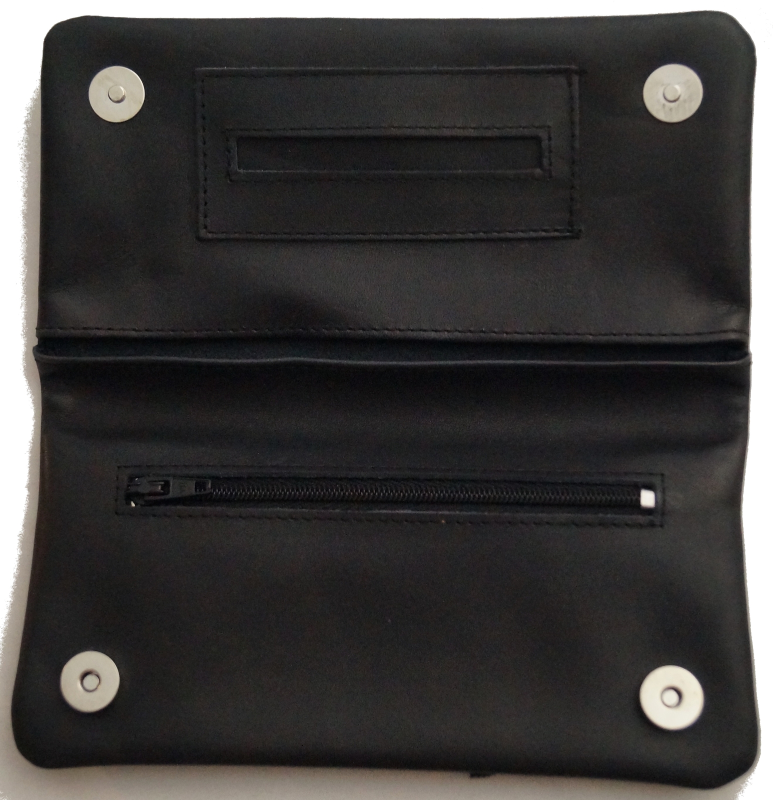 GERMANUS Corfurvus Tabaktasche Pouch - Leder - Schwarz