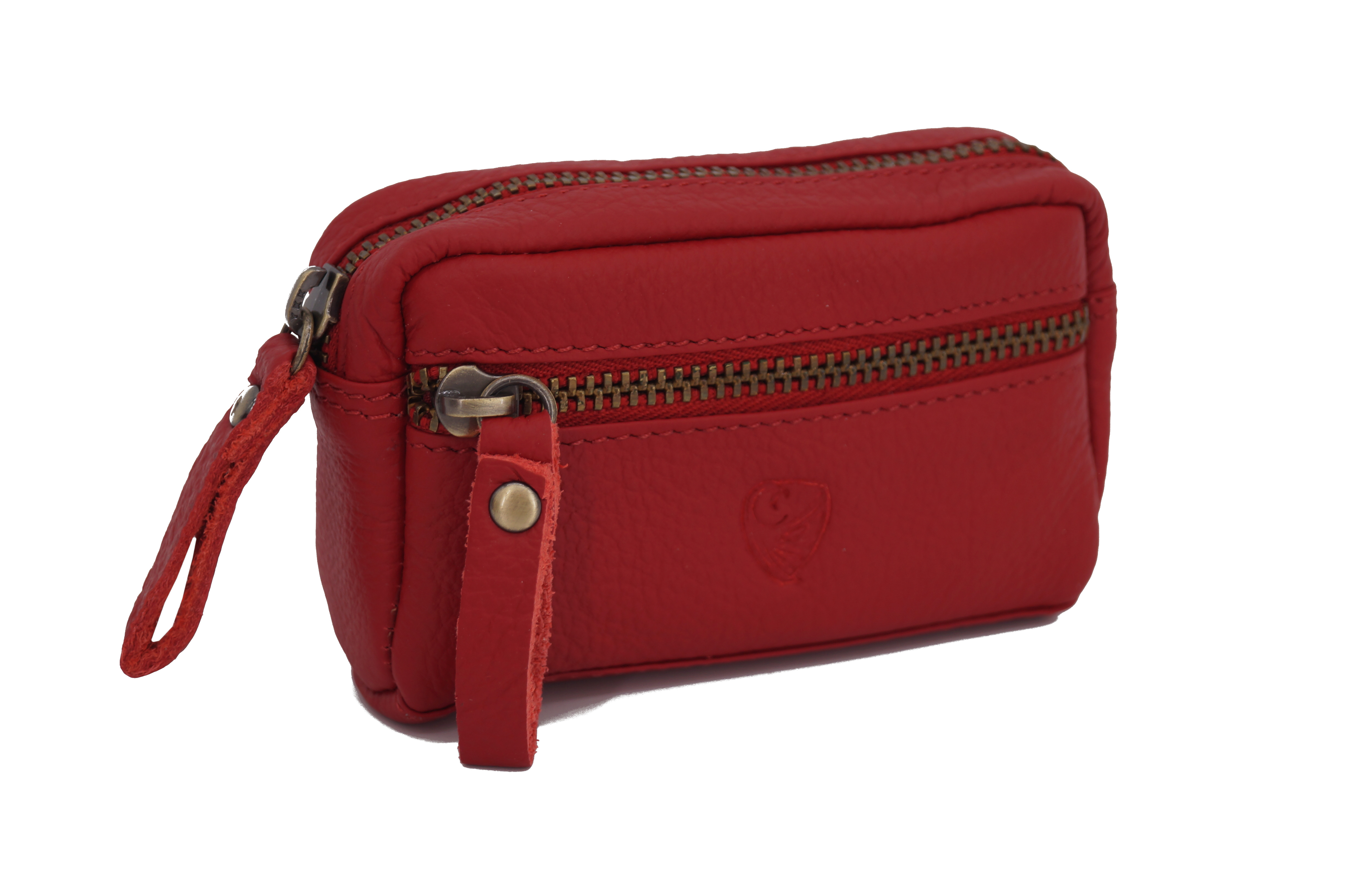 GERMANUS Schlüsseletui Schlüsselmäppchen Schlüsseletui 4051 (Rot)