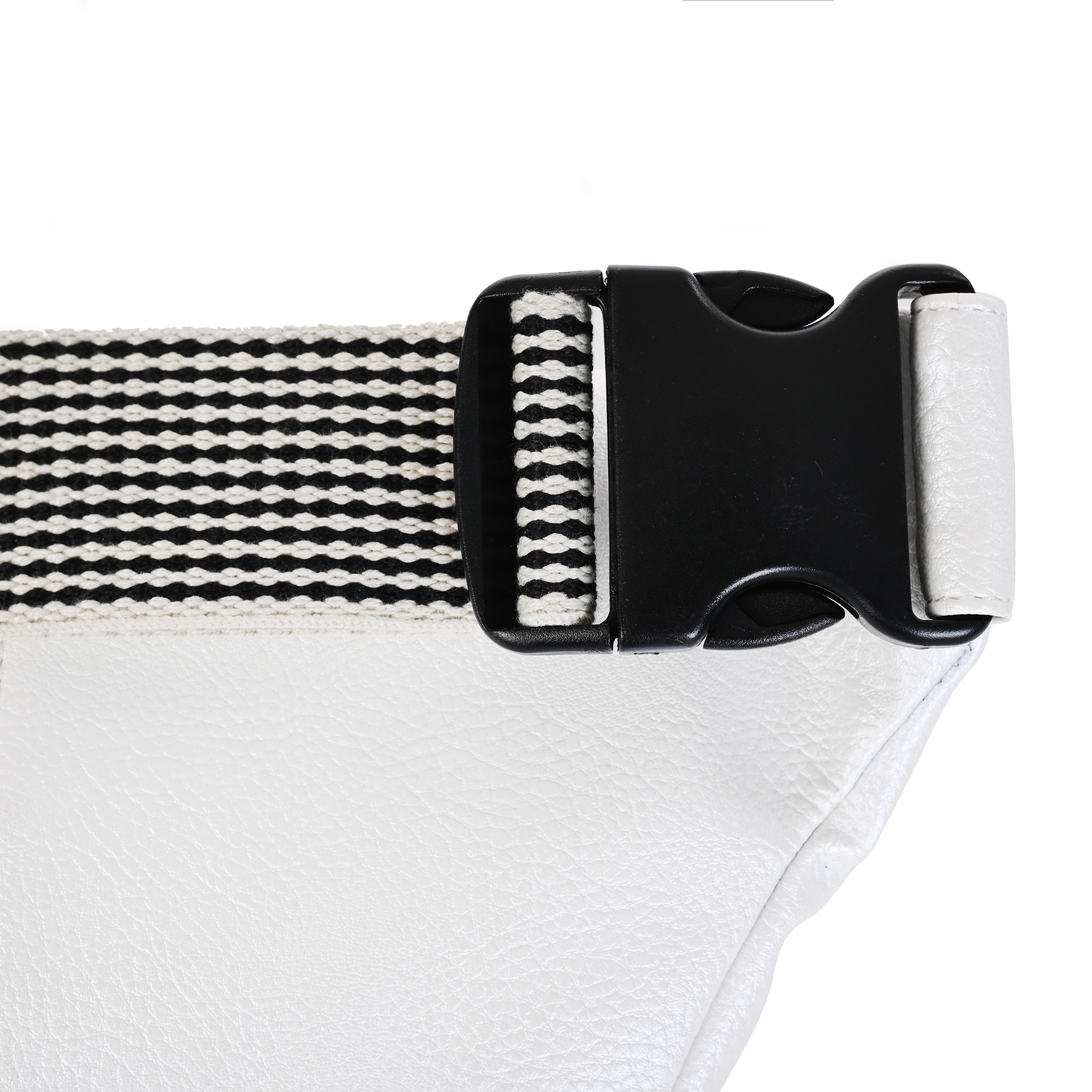 GERMANUS Gürteltasche Fred Crossbody Bag, Bum Bag, Bauchtasche, Umhängetasche, Tasche Kunstleder Weiß