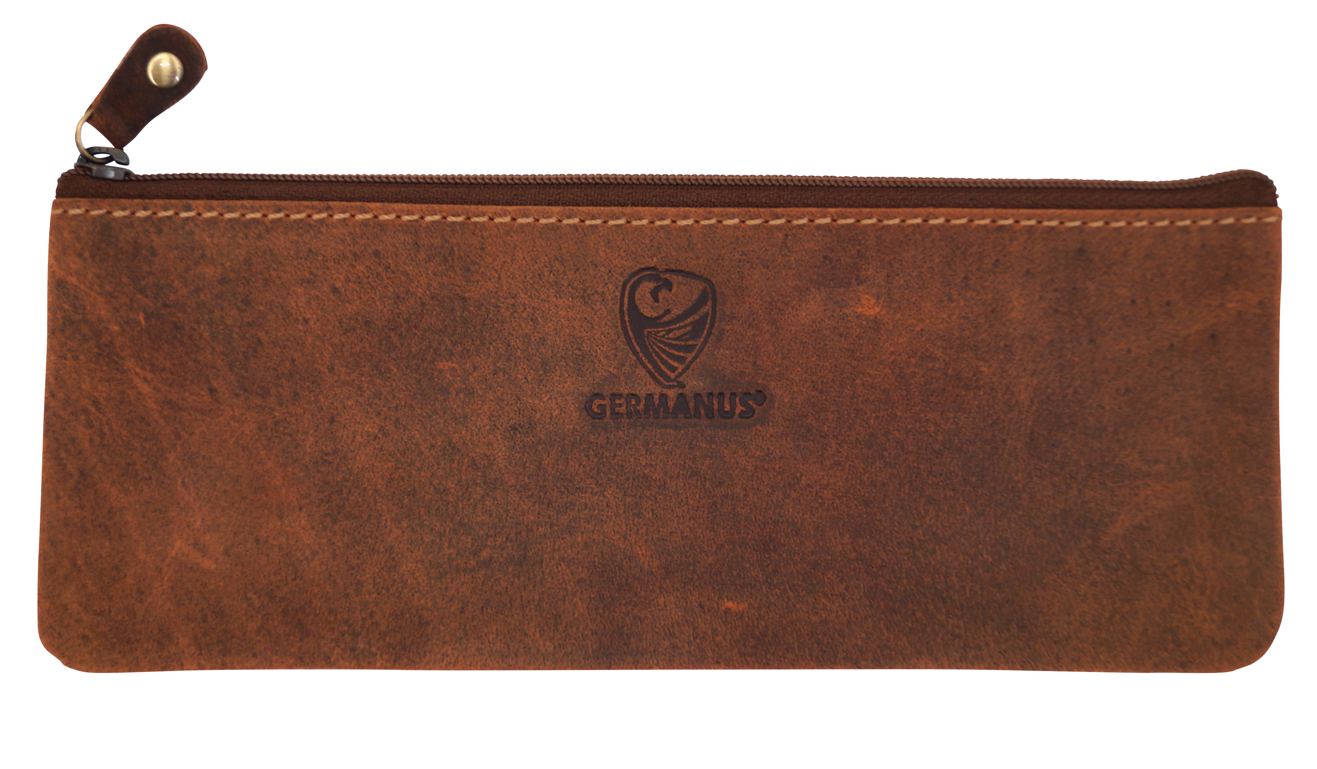 GERMANUS Schlamperl Federmäppchen Colonia - Made in EU - Wildbraun