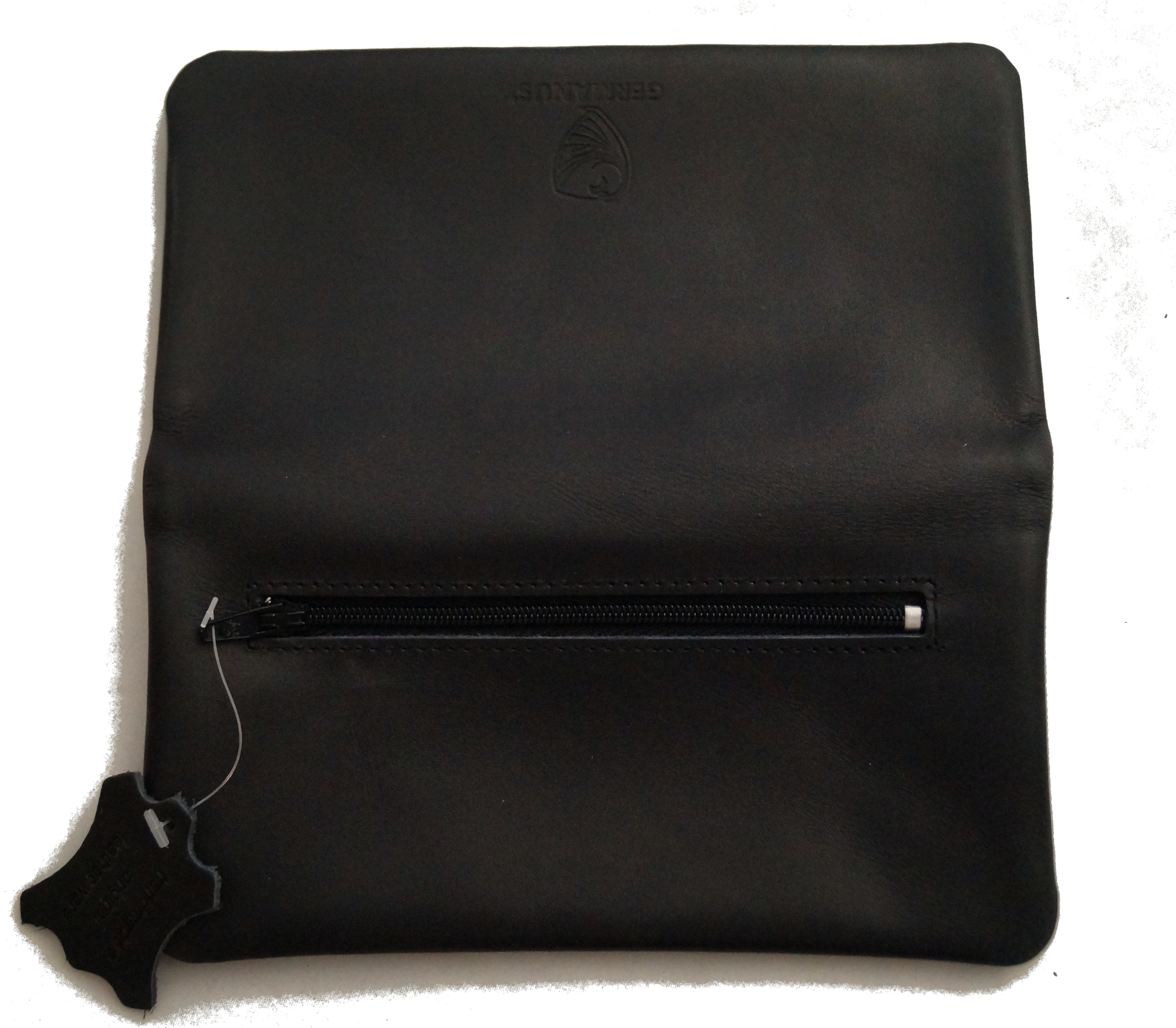 GERMANUS Corfurvus Tabaktasche Pouch - Leder - Schwarz
