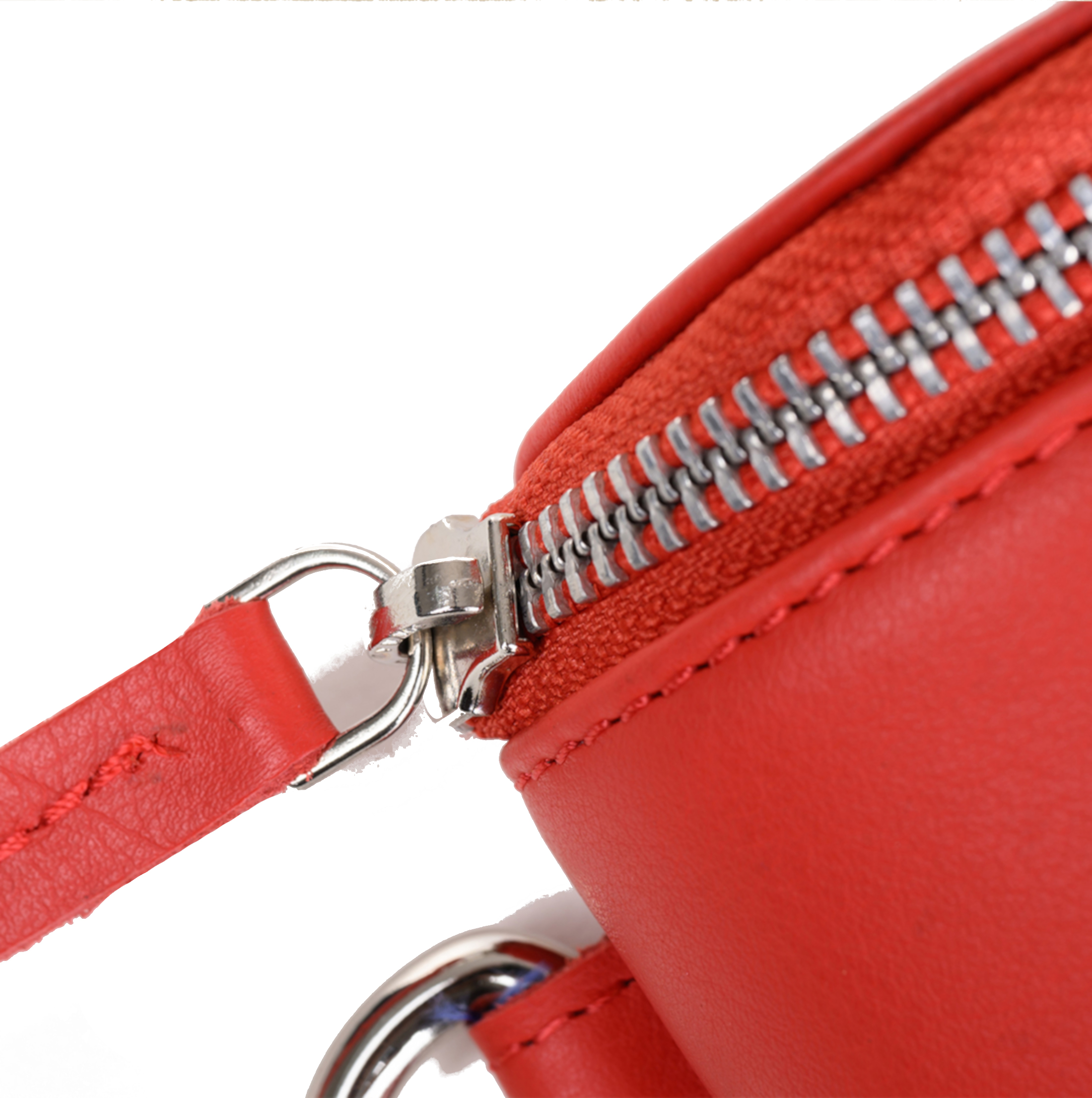 GERMANUS Gürteltasche Mika Crossbody Bag, Bum Bag, Bauchtasche, Umhängetasche, Tasche Leder Rot