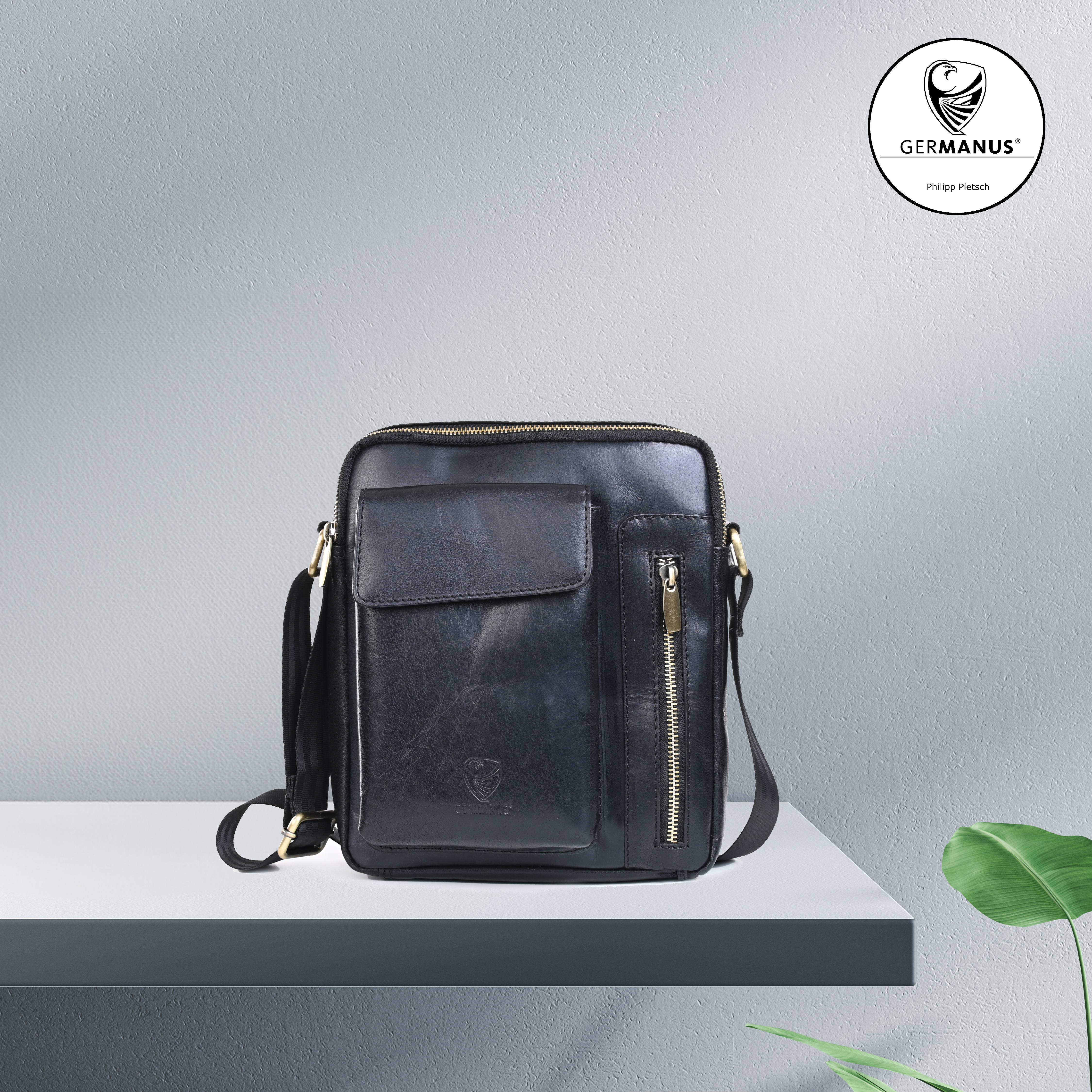 Herren Umhängetasche/Schultertasche "Holger"