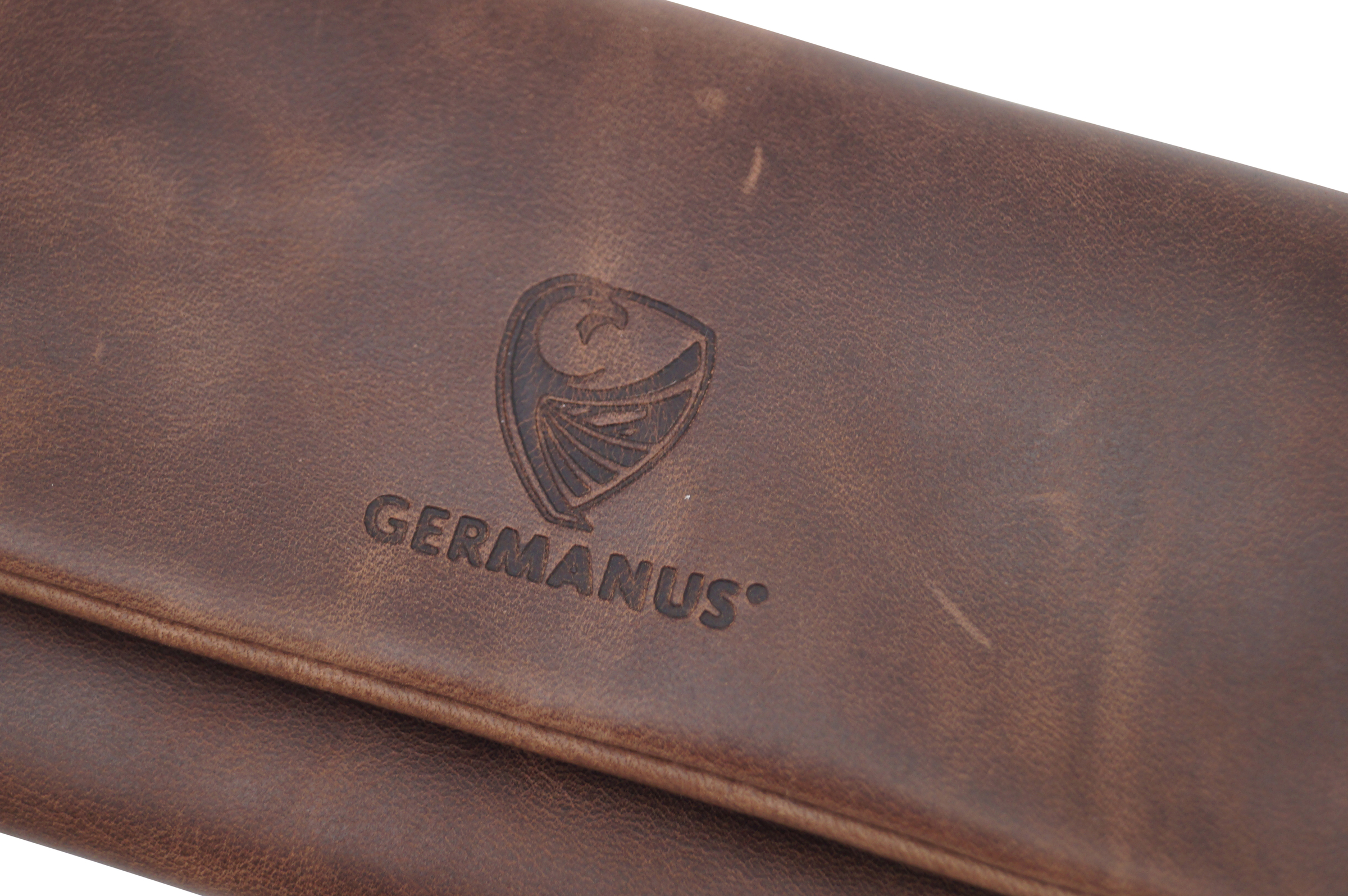 GERMANUS Tabaktasche CosaRara - Braun Glattleder