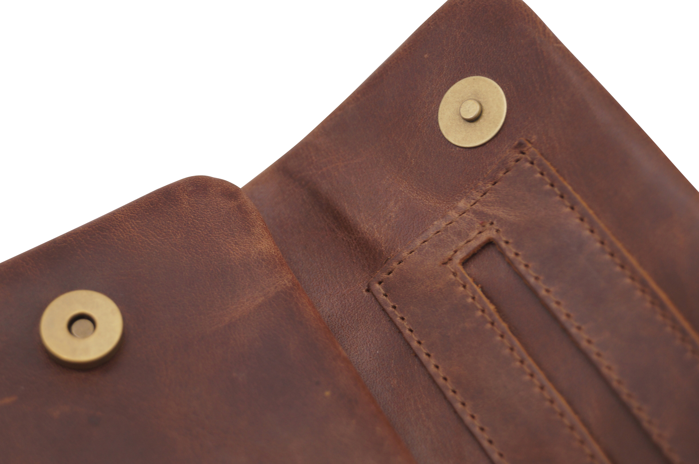 GERMANUS Tabaktasche CosaRara - Braun Glattleder