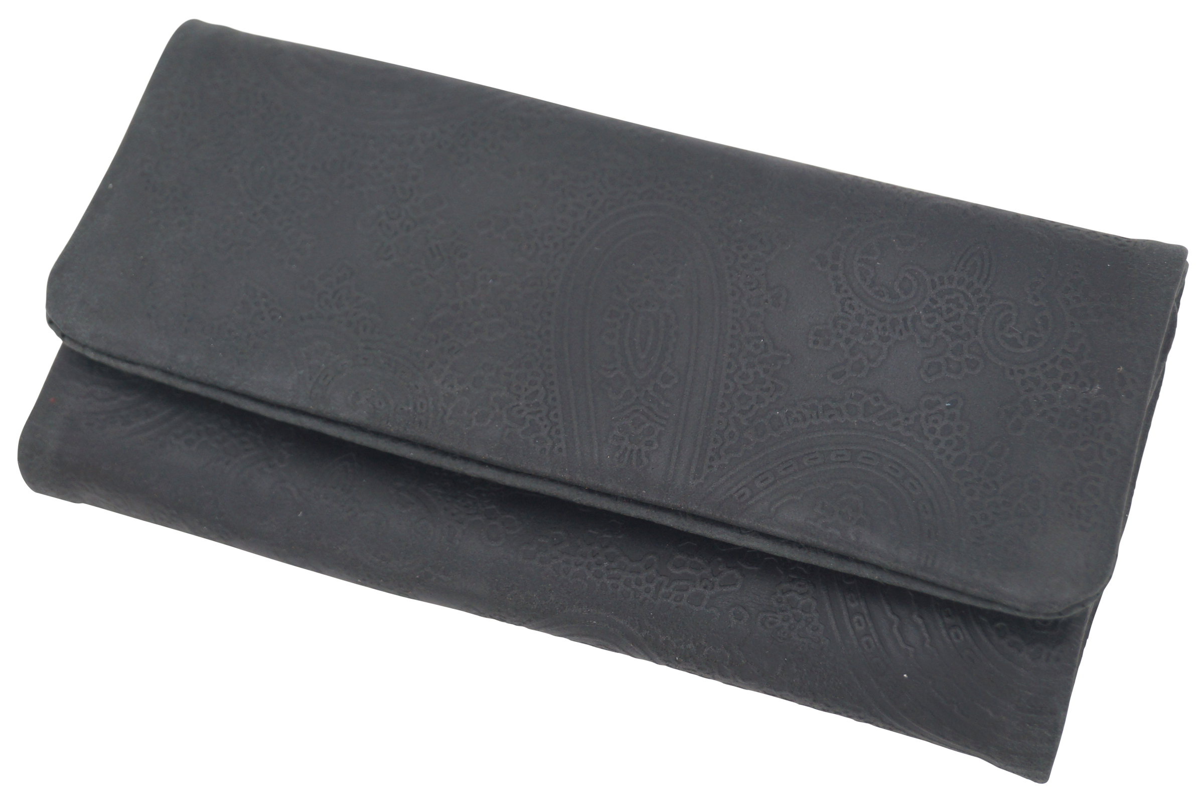 GERMANUS Tabaktasche CosaRara - Schwarz "Tendril" - Made in EU