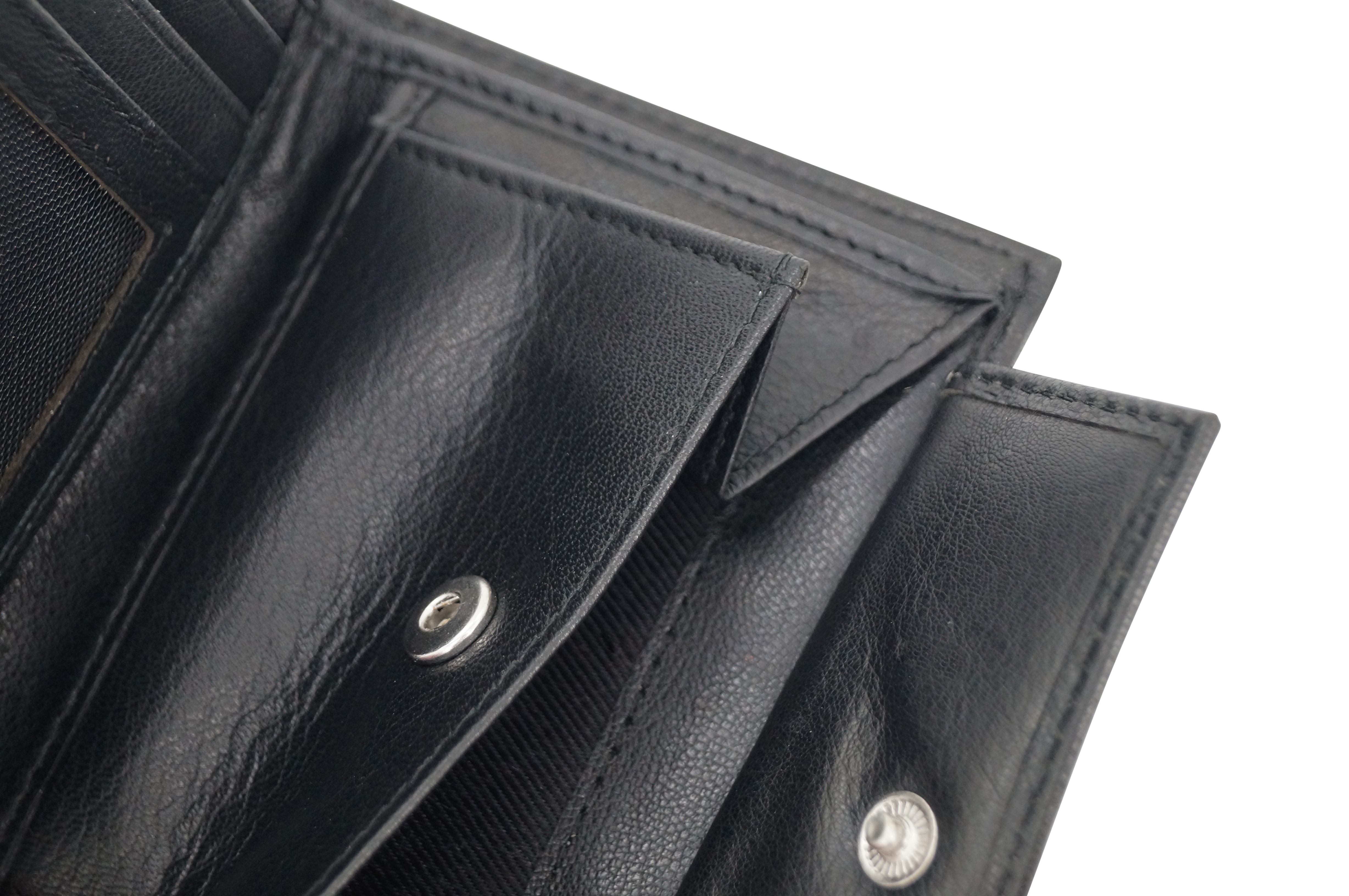 GERMANUS Geldbörse aus Leder, Modell Lars - Farbe : Schwarz